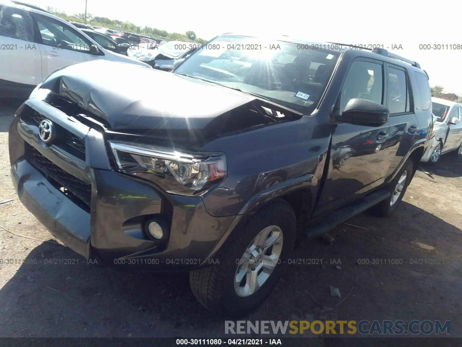 2 Photograph of a damaged car JTEZU5JR0K5204286 TOYOTA 4RUNNER 2019