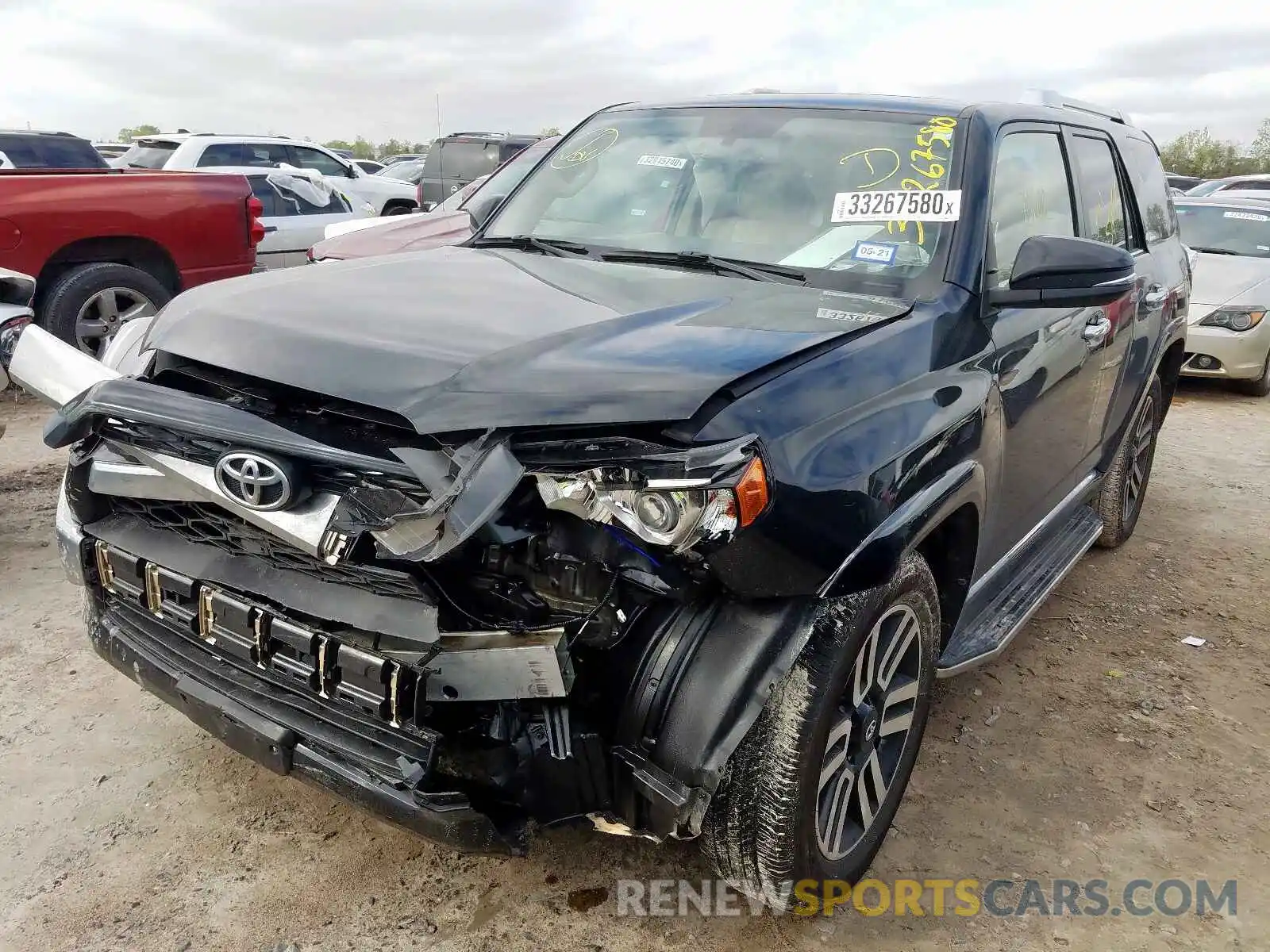 2 Photograph of a damaged car JTEZU5JR0K5204630 TOYOTA 4RUNNER 2019