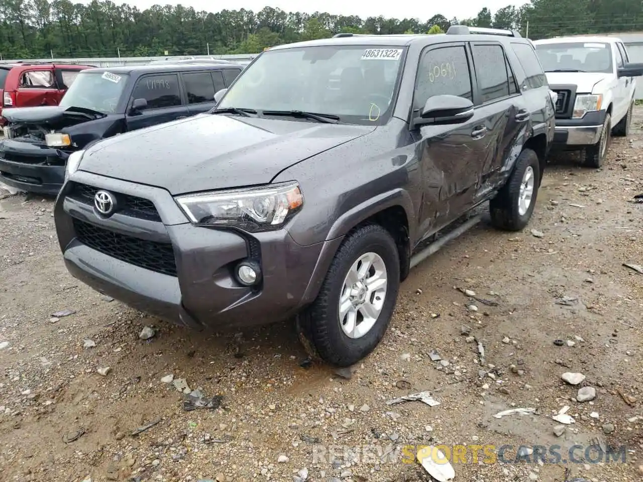 2 Photograph of a damaged car JTEZU5JR0K5209682 TOYOTA 4RUNNER 2019