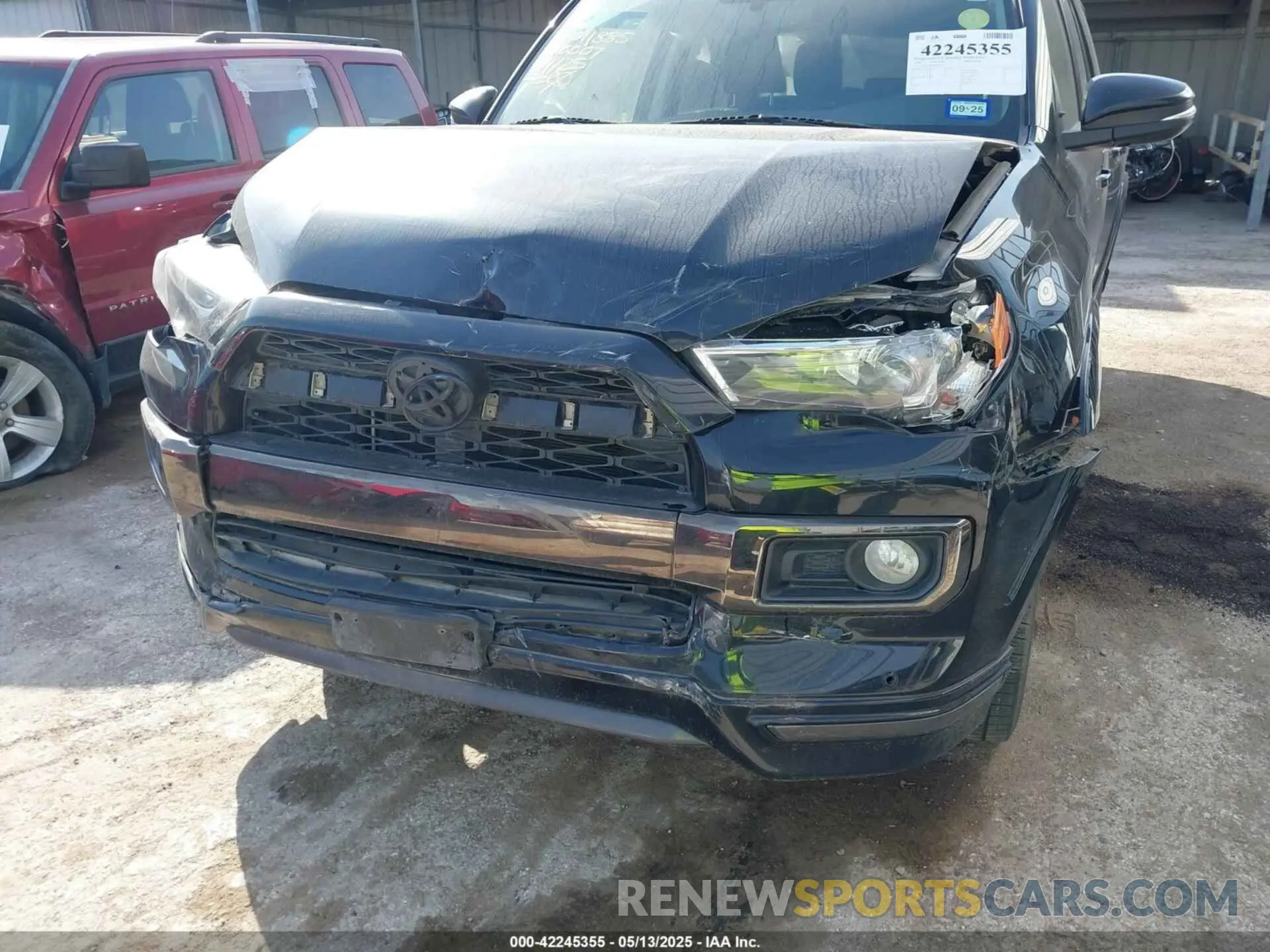 6 Photograph of a damaged car JTEZU5JR0K5210007 TOYOTA 4RUNNER 2019