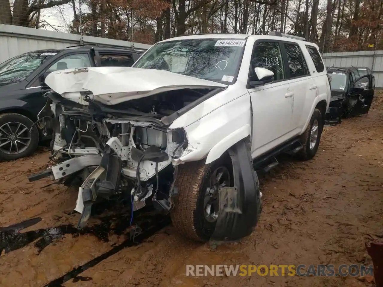 2 Photograph of a damaged car JTEZU5JR1K5196649 TOYOTA 4RUNNER 2019