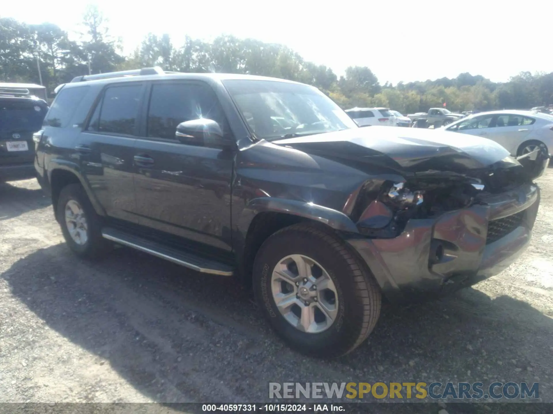 1 Photograph of a damaged car JTEZU5JR1K5198949 TOYOTA 4RUNNER 2019