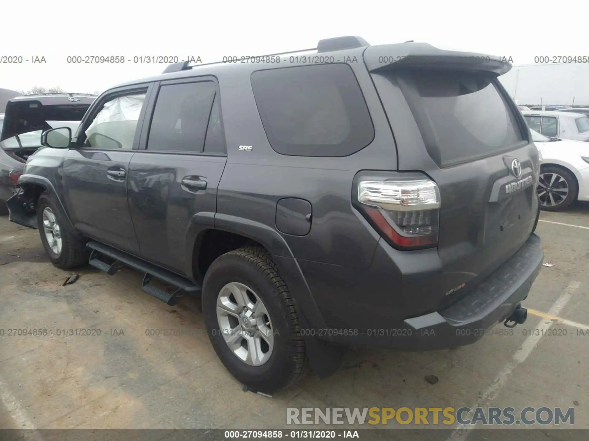 3 Photograph of a damaged car JTEZU5JR1K5201316 TOYOTA 4RUNNER 2019