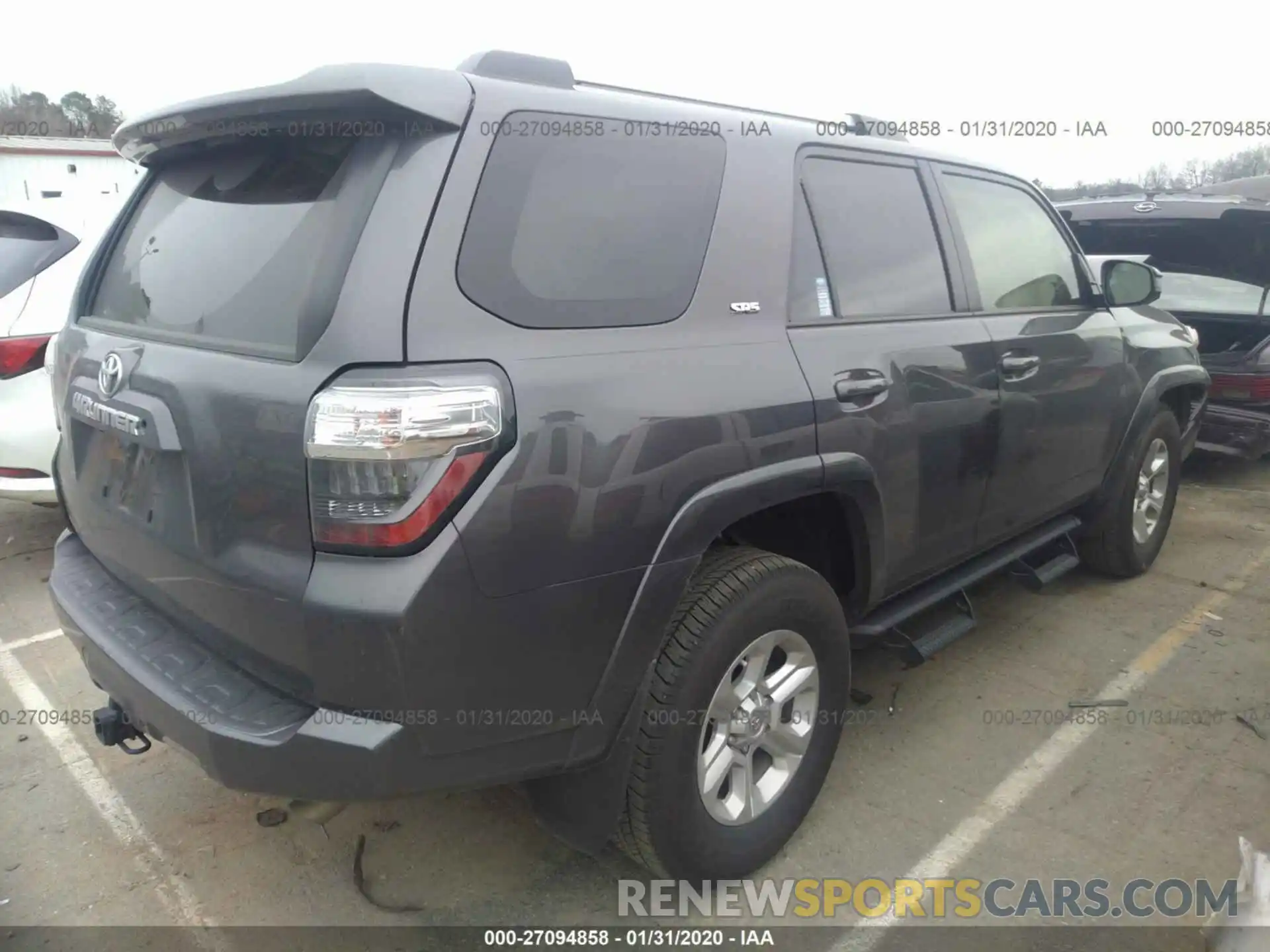 4 Photograph of a damaged car JTEZU5JR1K5201316 TOYOTA 4RUNNER 2019