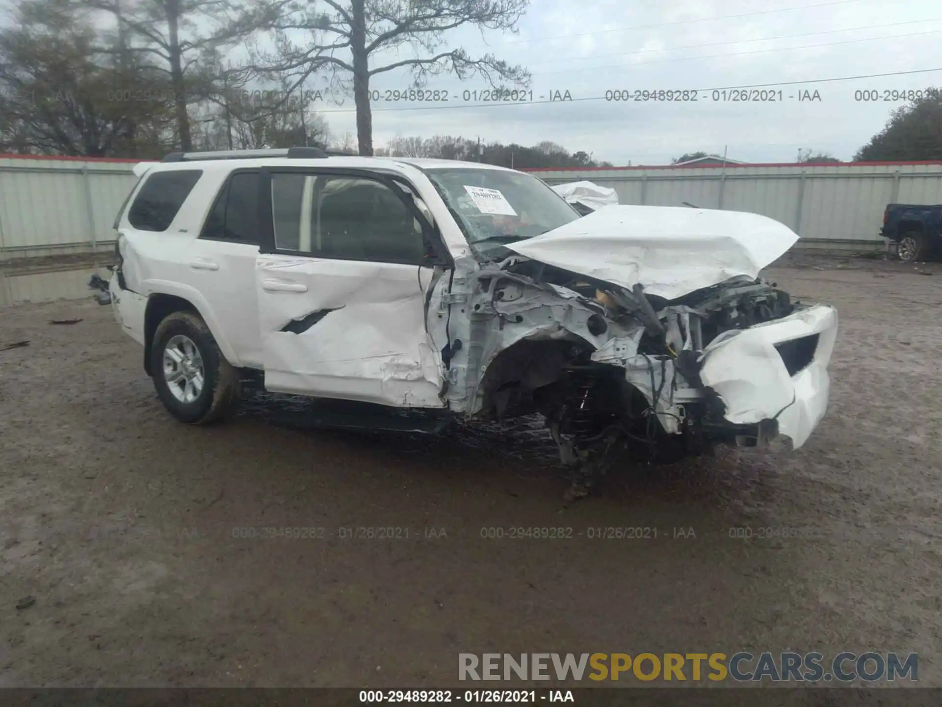 1 Photograph of a damaged car JTEZU5JR1K5210727 TOYOTA 4RUNNER 2019