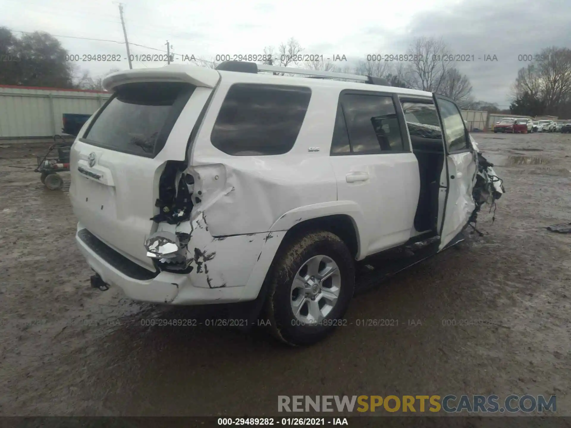 4 Photograph of a damaged car JTEZU5JR1K5210727 TOYOTA 4RUNNER 2019