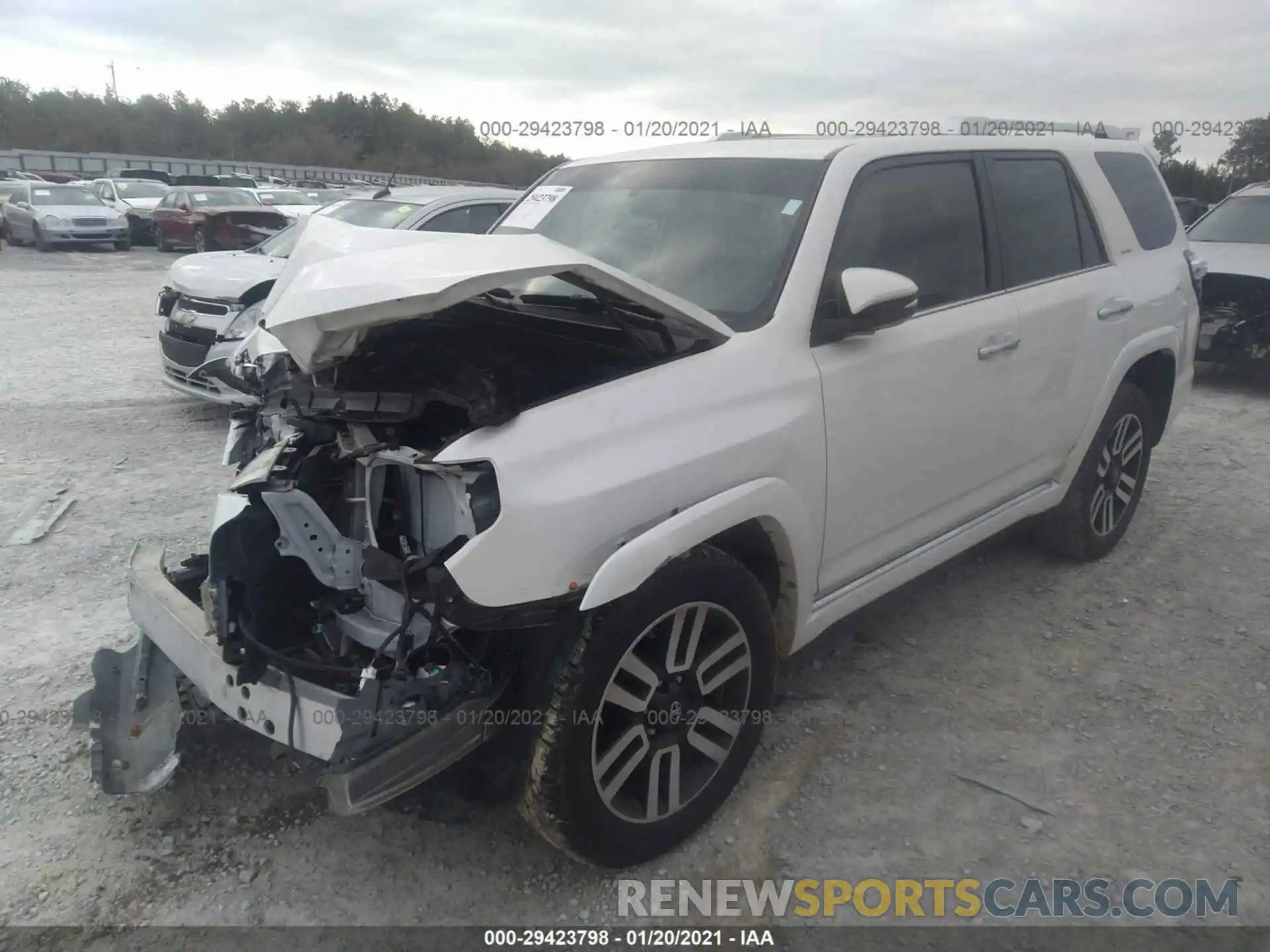 2 Photograph of a damaged car JTEZU5JR2K5206038 TOYOTA 4RUNNER 2019