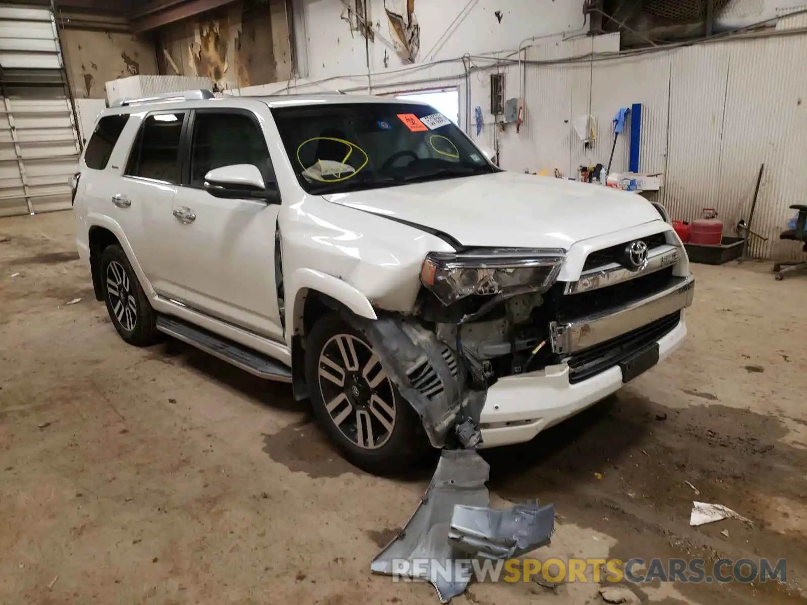 1 Photograph of a damaged car JTEZU5JR2K5207609 TOYOTA 4RUNNER 2019