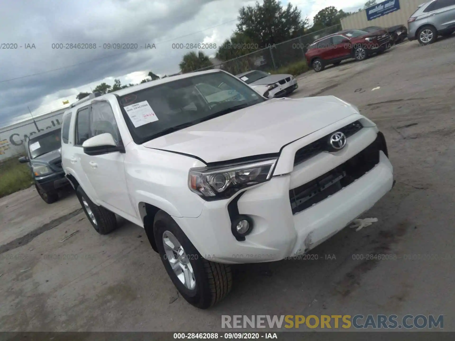 1 Photograph of a damaged car JTEZU5JR2K5207884 TOYOTA 4RUNNER 2019