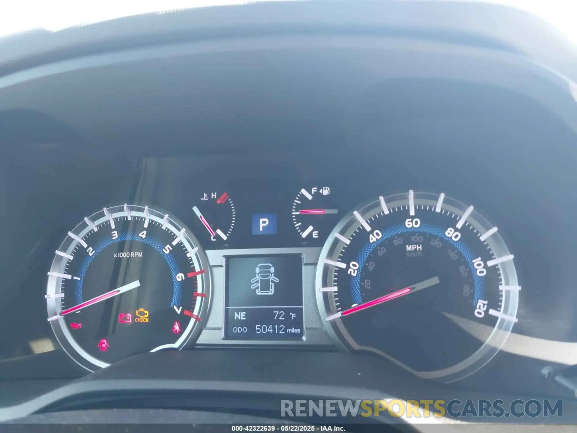7 Photograph of a damaged car JTEZU5JR2K5210350 TOYOTA 4RUNNER 2019