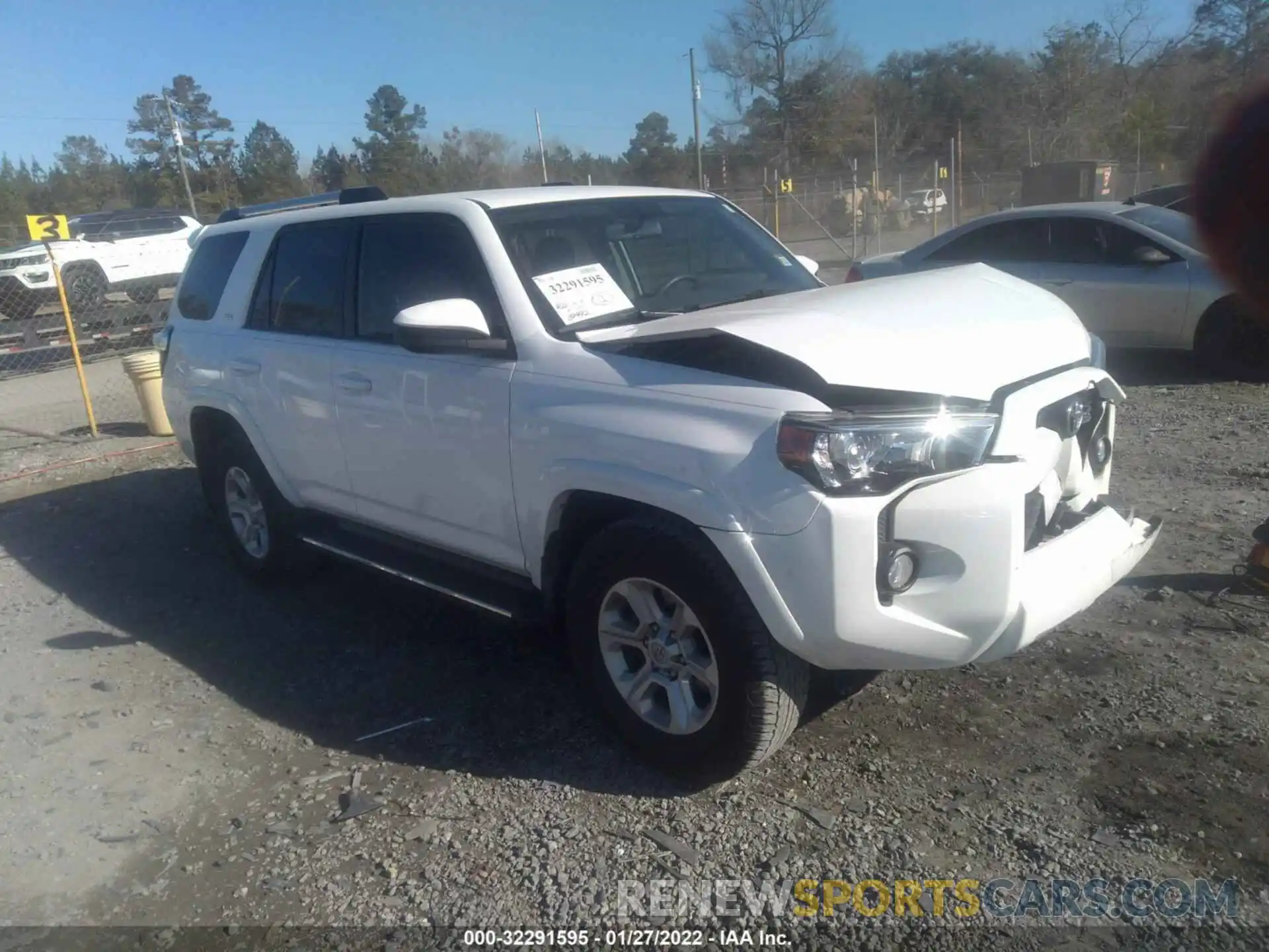 1 Photograph of a damaged car JTEZU5JR2K5210932 TOYOTA 4RUNNER 2019