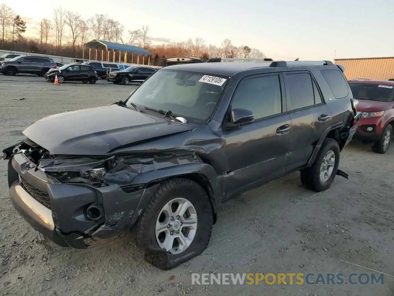 1 Photograph of a damaged car JTEZU5JR2K5212292 TOYOTA 4RUNNER 2019