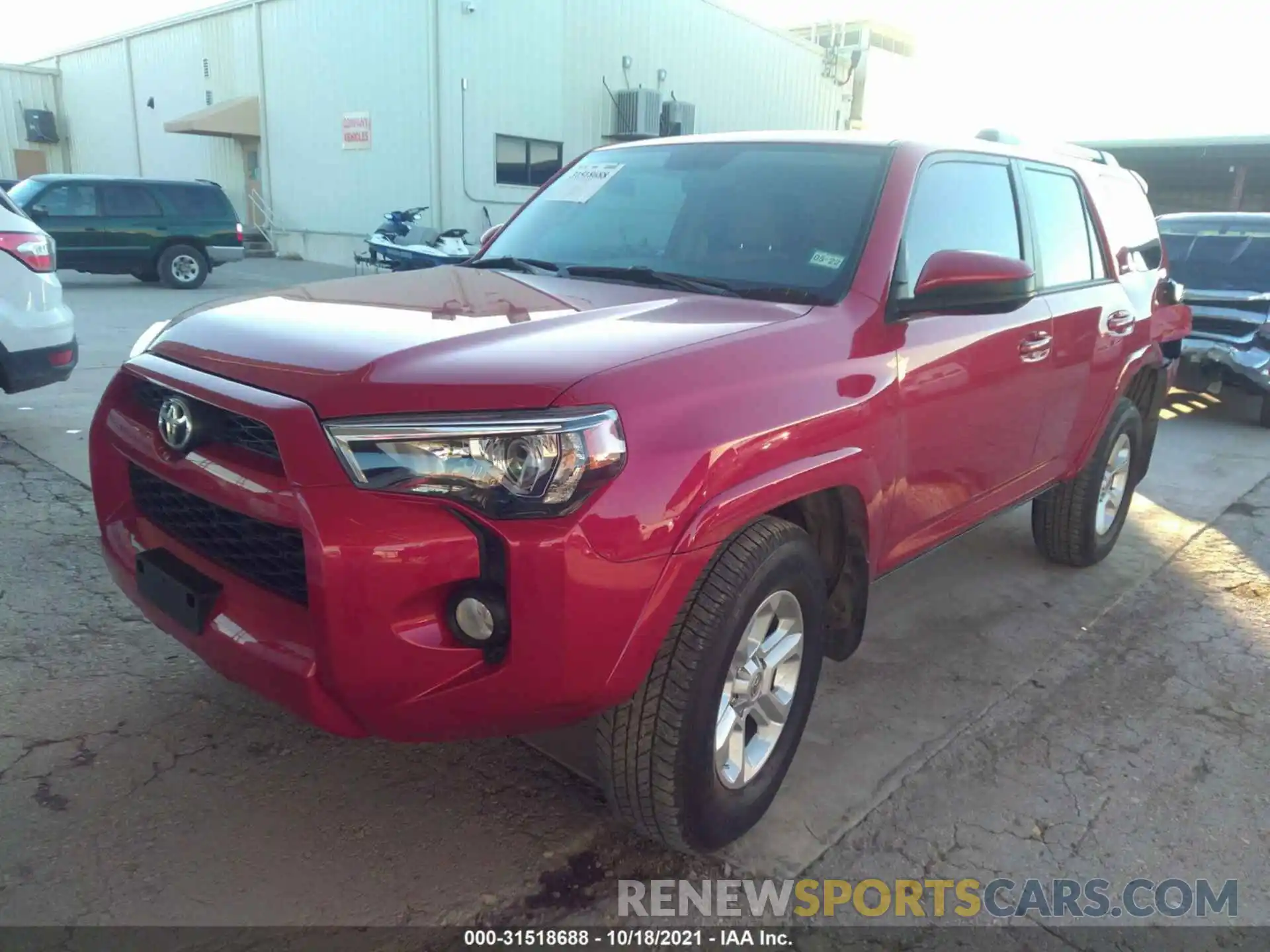 2 Photograph of a damaged car JTEZU5JR2K5213605 TOYOTA 4RUNNER 2019