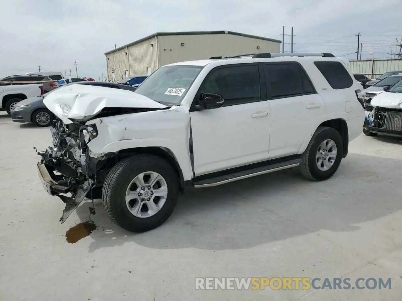 1 Photograph of a damaged car JTEZU5JR3K5210356 TOYOTA 4RUNNER 2019