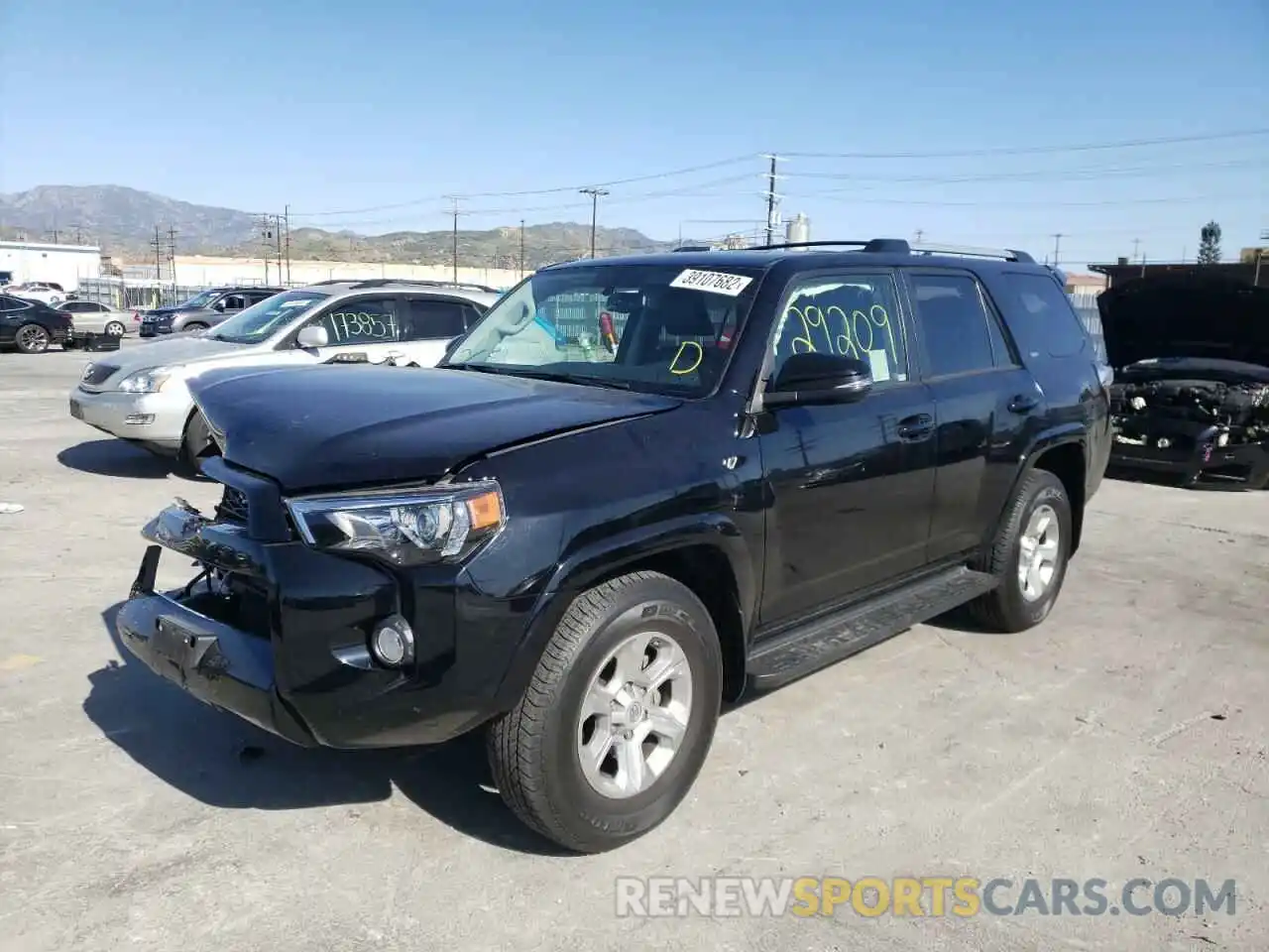 2 Photograph of a damaged car JTEZU5JR4K5193261 TOYOTA 4RUNNER 2019