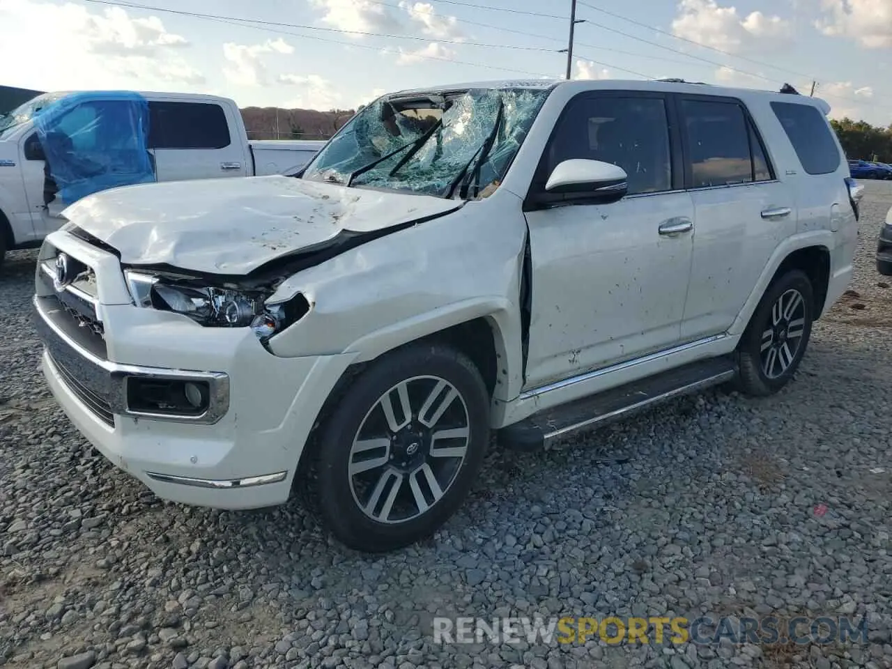 1 Photograph of a damaged car JTEZU5JR4K5196130 TOYOTA 4RUNNER 2019