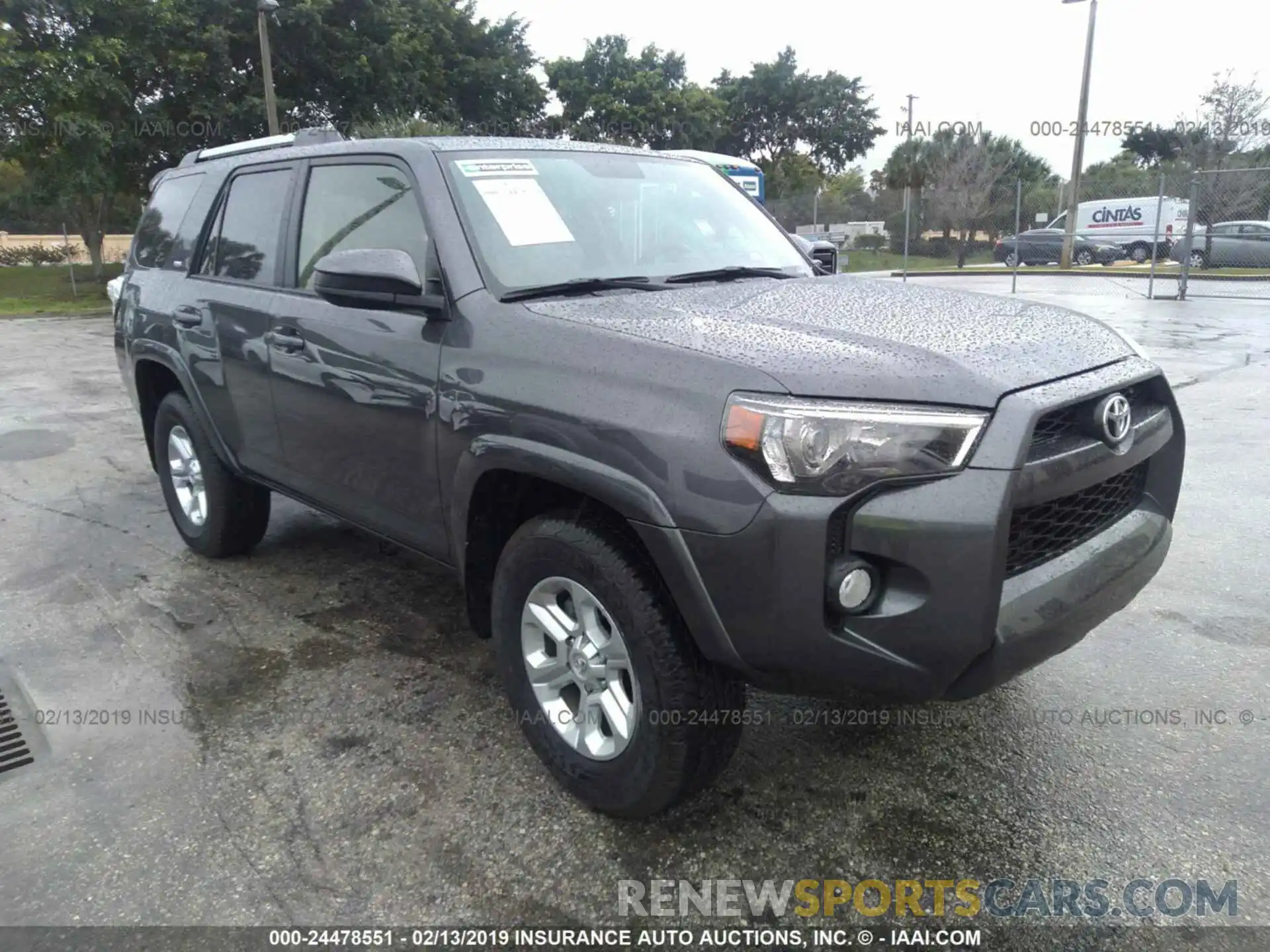 1 Photograph of a damaged car JTEZU5JR4K5197567 TOYOTA 4RUNNER 2019