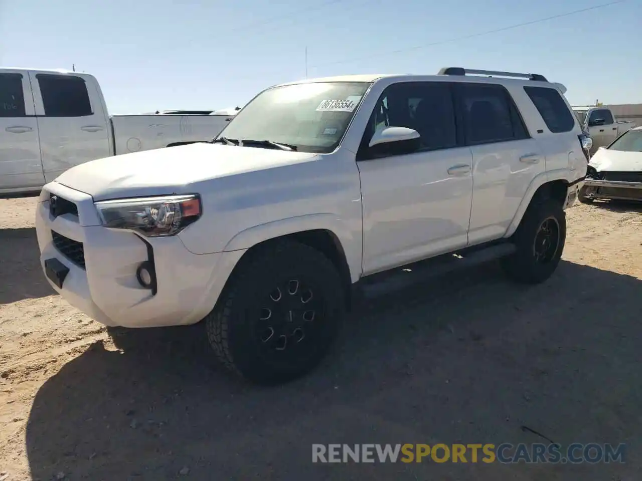 1 Photograph of a damaged car JTEZU5JR4K5201570 TOYOTA 4RUNNER 2019