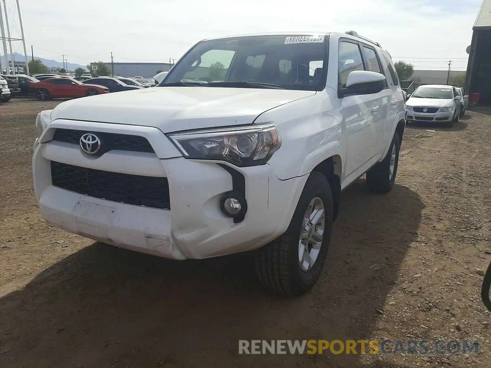 2 Photograph of a damaged car JTEZU5JR4K5210186 TOYOTA 4RUNNER 2019