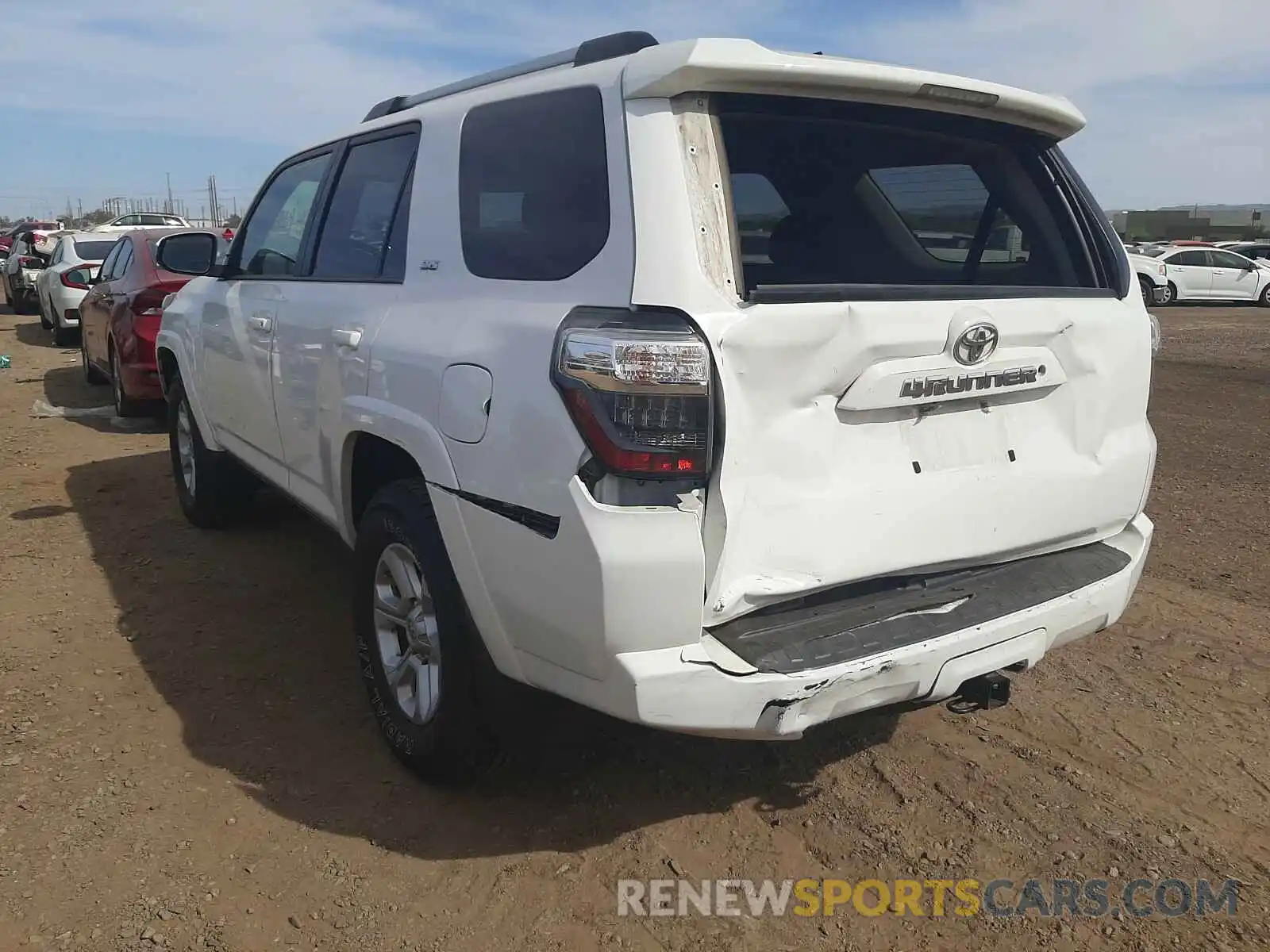 3 Photograph of a damaged car JTEZU5JR4K5210186 TOYOTA 4RUNNER 2019