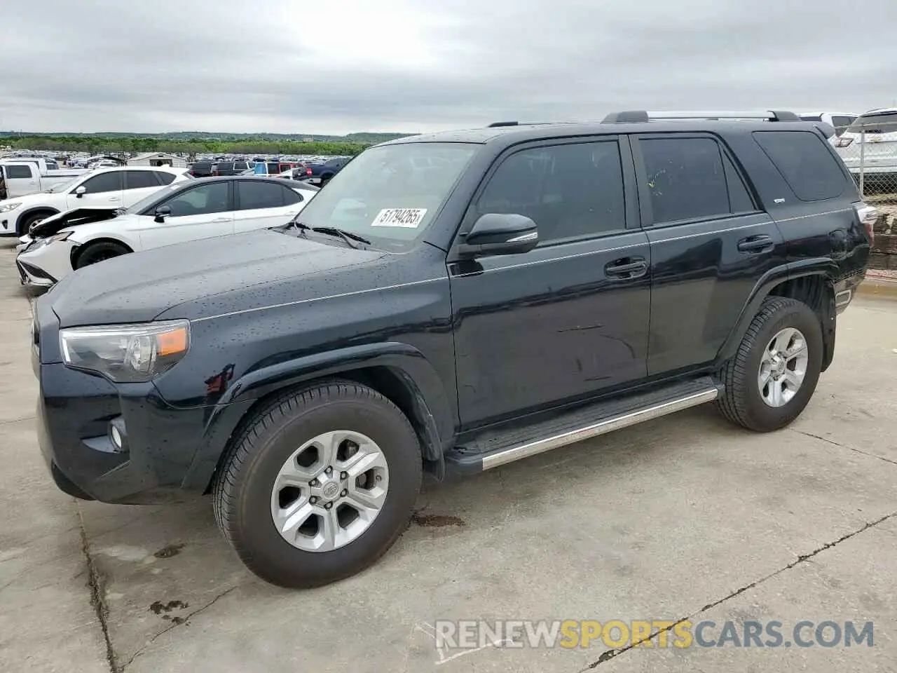 1 Photograph of a damaged car JTEZU5JR4K5210575 TOYOTA 4RUNNER 2019