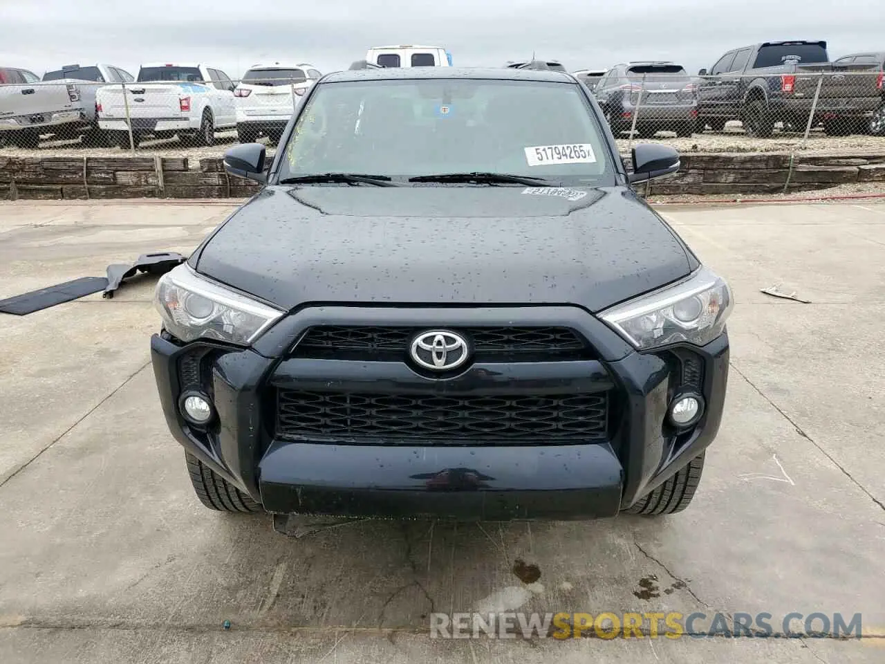 5 Photograph of a damaged car JTEZU5JR4K5210575 TOYOTA 4RUNNER 2019