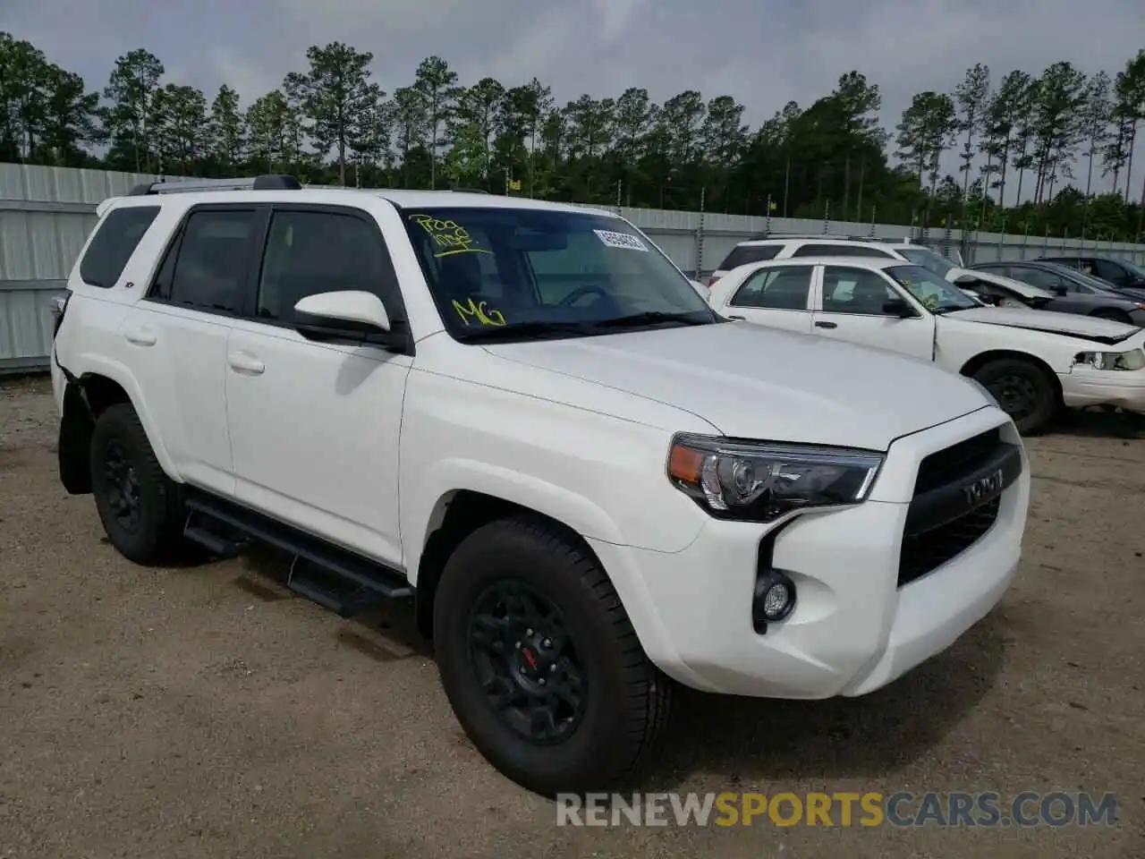 1 Photograph of a damaged car JTEZU5JR5K5197299 TOYOTA 4RUNNER 2019