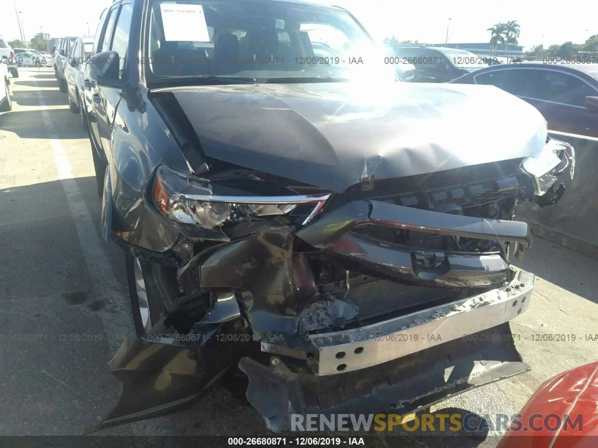 6 Photograph of a damaged car JTEZU5JR5K5201397 TOYOTA 4RUNNER 2019