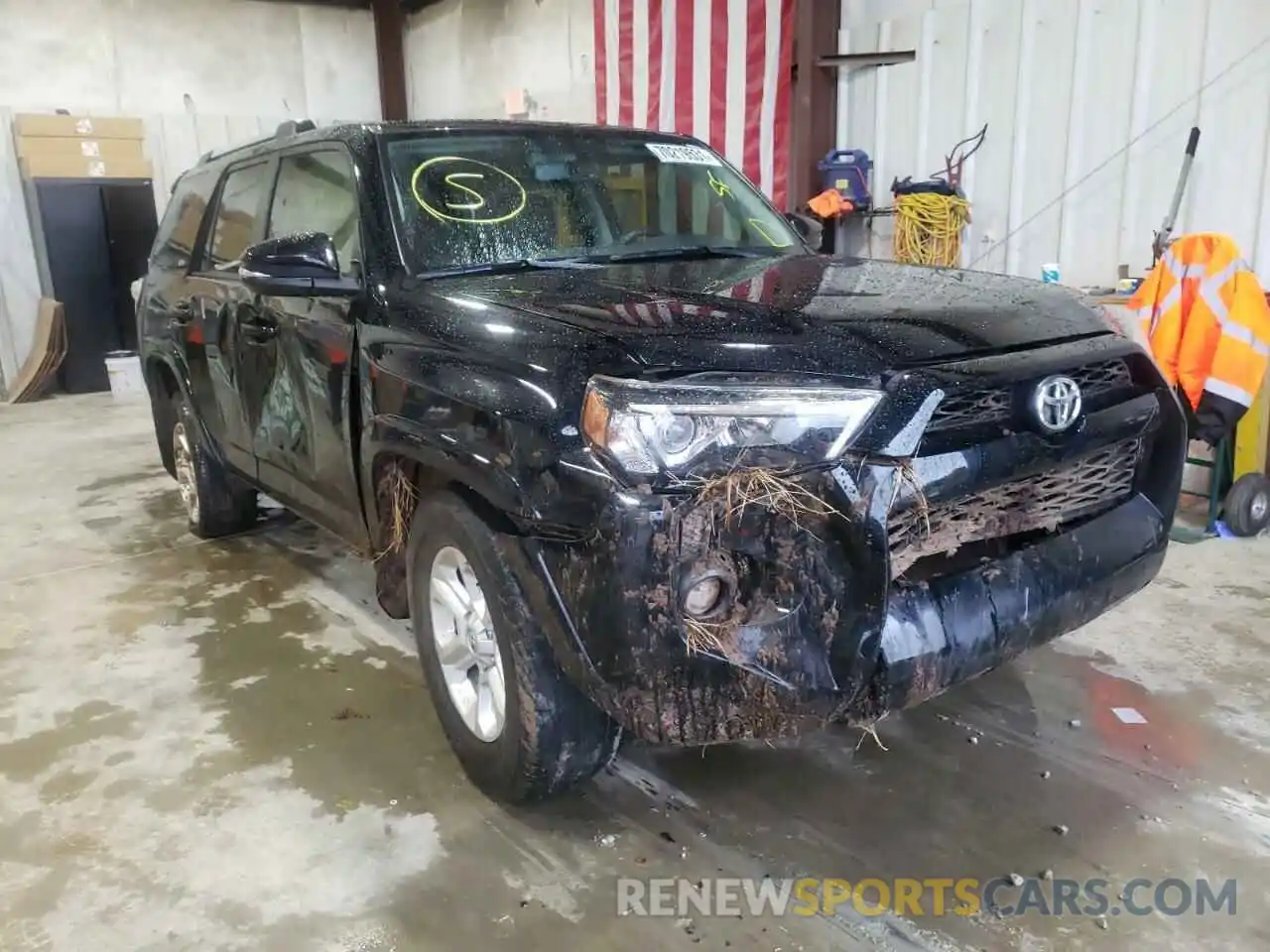 1 Photograph of a damaged car JTEZU5JR6K5200503 TOYOTA 4RUNNER 2019