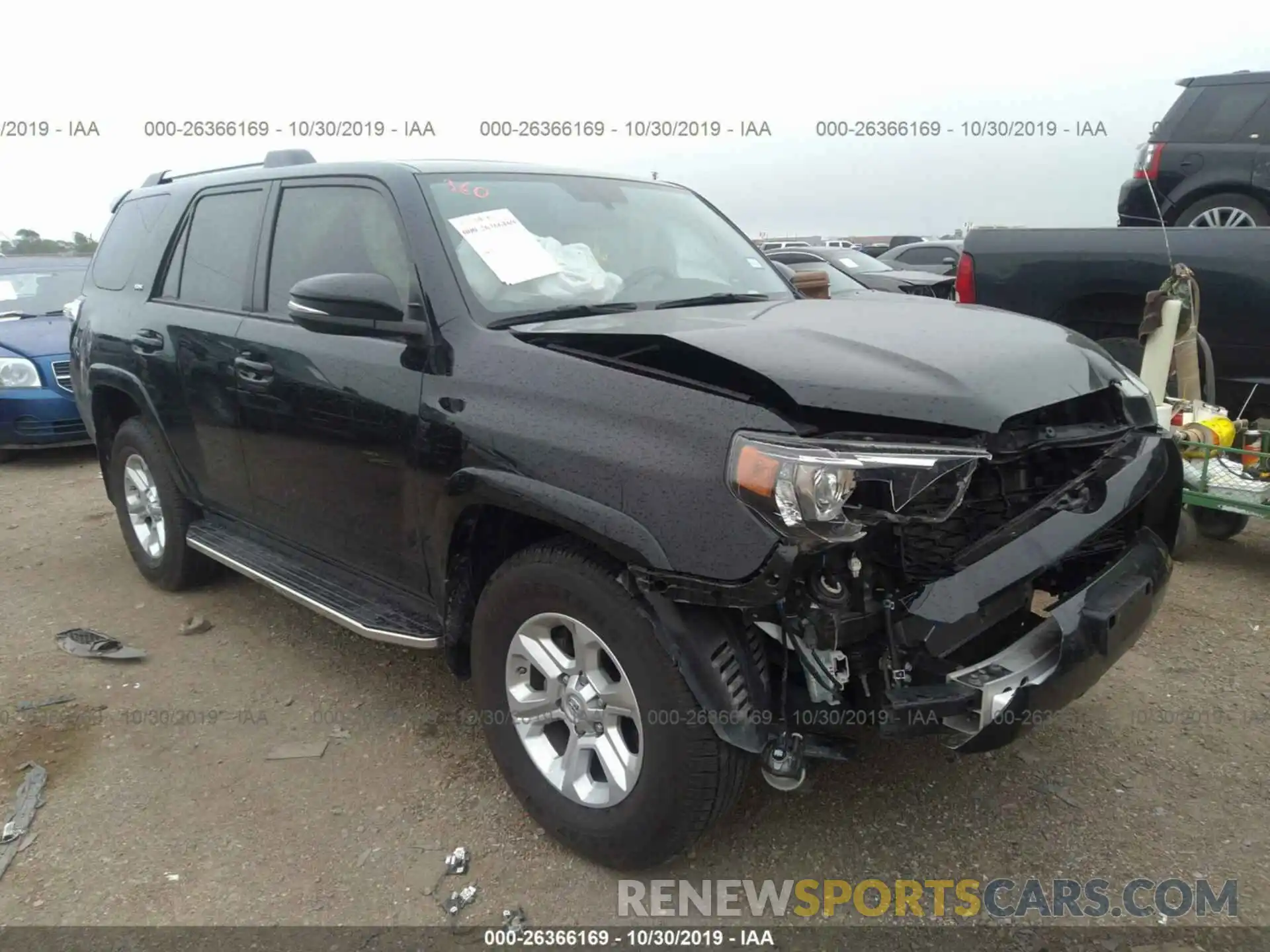 1 Photograph of a damaged car JTEZU5JR6K5204258 TOYOTA 4RUNNER 2019