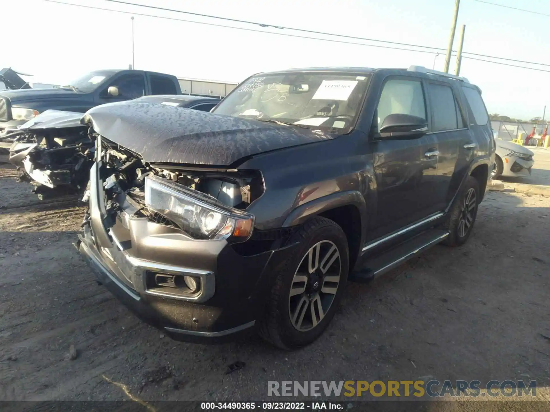 2 Photograph of a damaged car JTEZU5JR6K5213428 TOYOTA 4RUNNER 2019