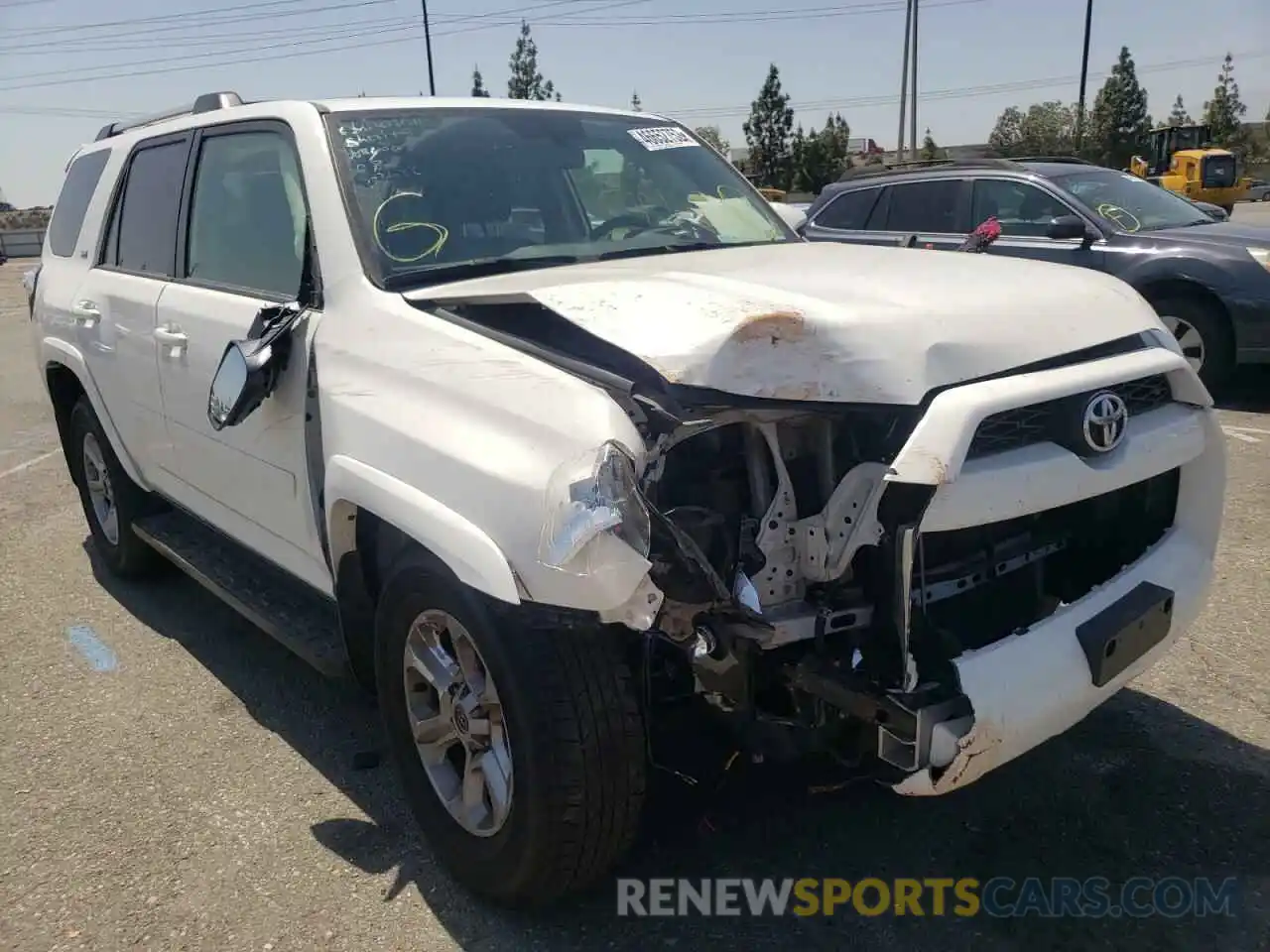 1 Photograph of a damaged car JTEZU5JR7K5196722 TOYOTA 4RUNNER 2019