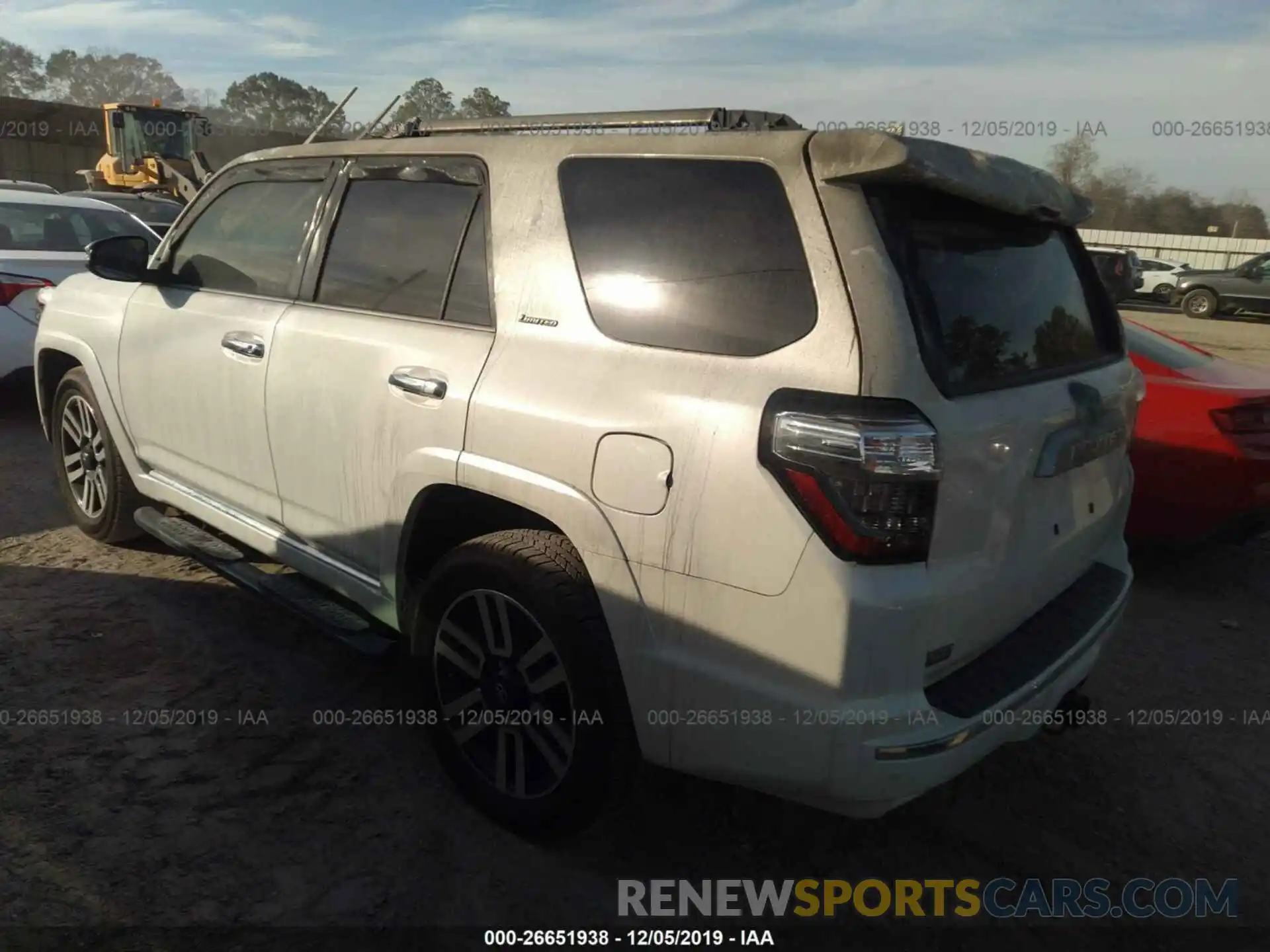 3 Photograph of a damaged car JTEZU5JR7K5205645 TOYOTA 4RUNNER 2019