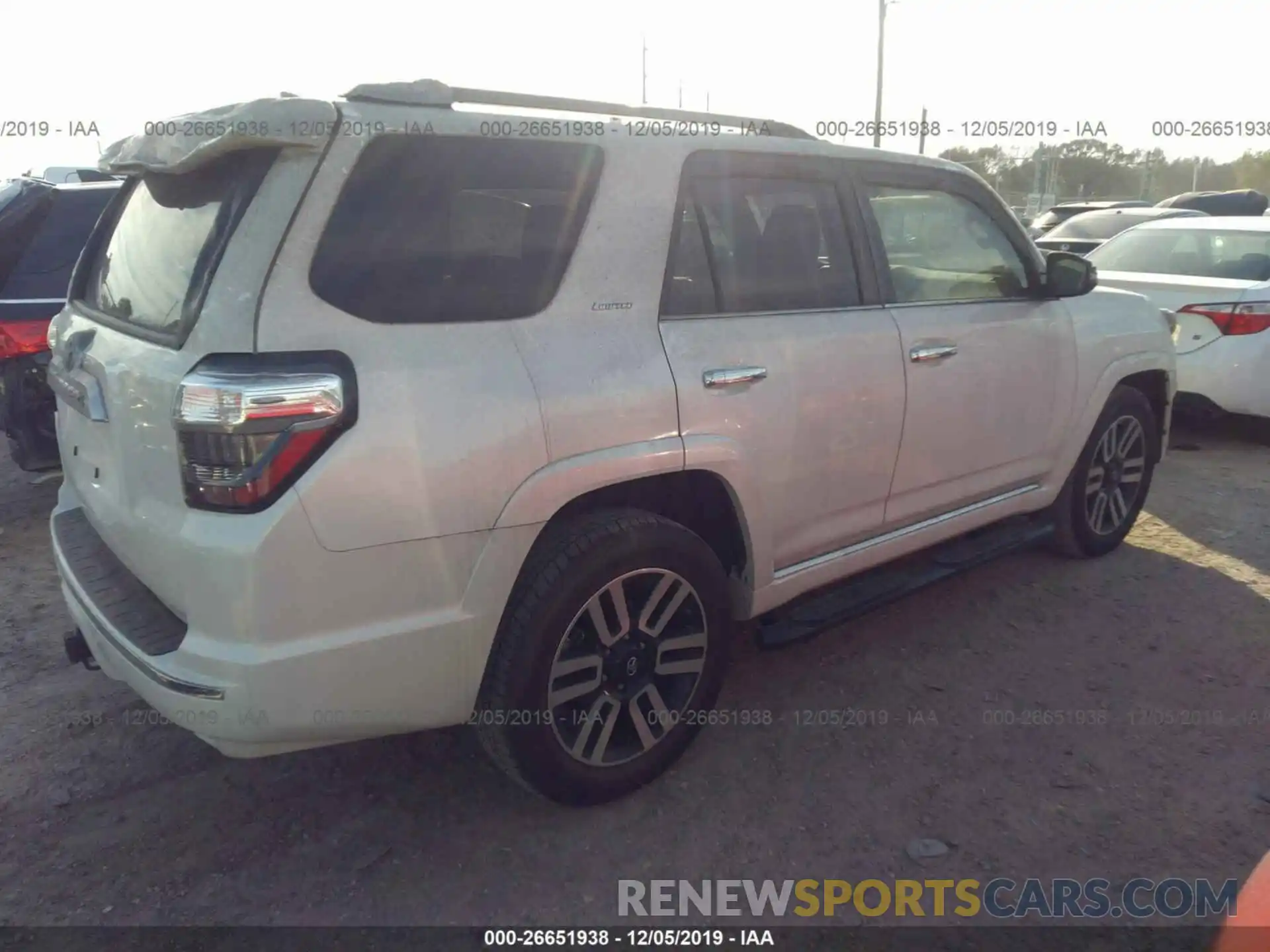 4 Photograph of a damaged car JTEZU5JR7K5205645 TOYOTA 4RUNNER 2019