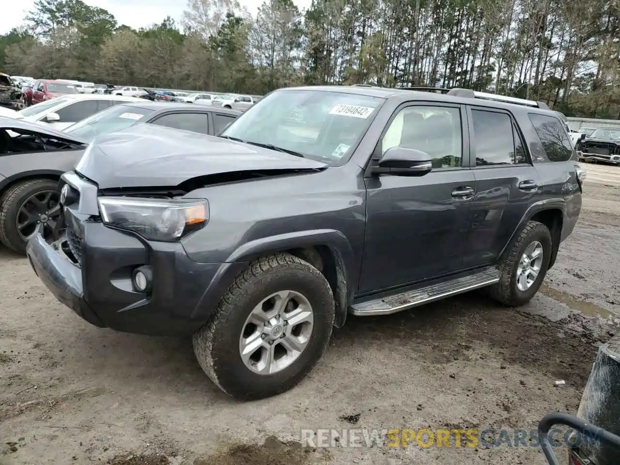 1 Photograph of a damaged car JTEZU5JR7K5210294 TOYOTA 4RUNNER 2019