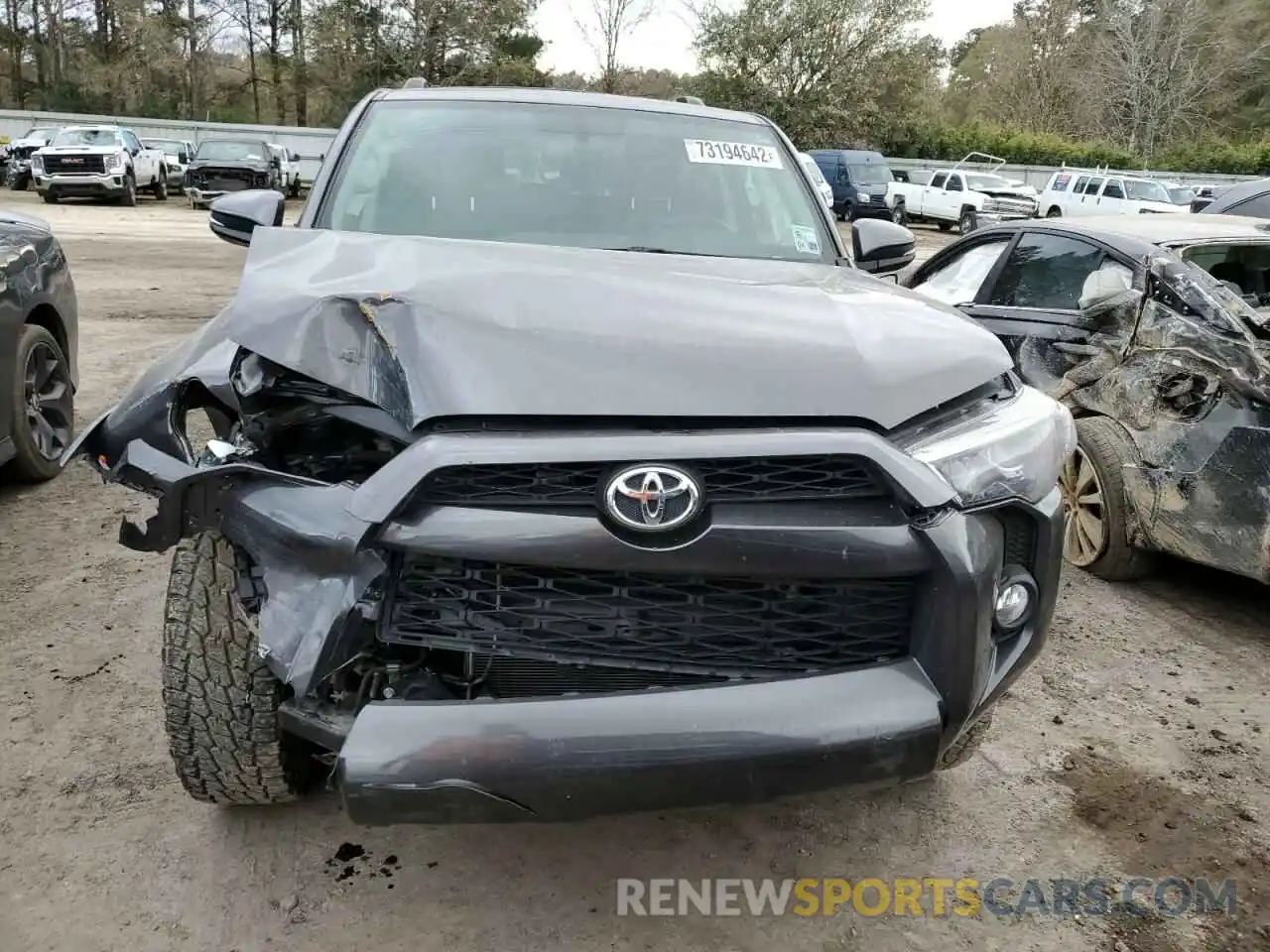 5 Photograph of a damaged car JTEZU5JR7K5210294 TOYOTA 4RUNNER 2019