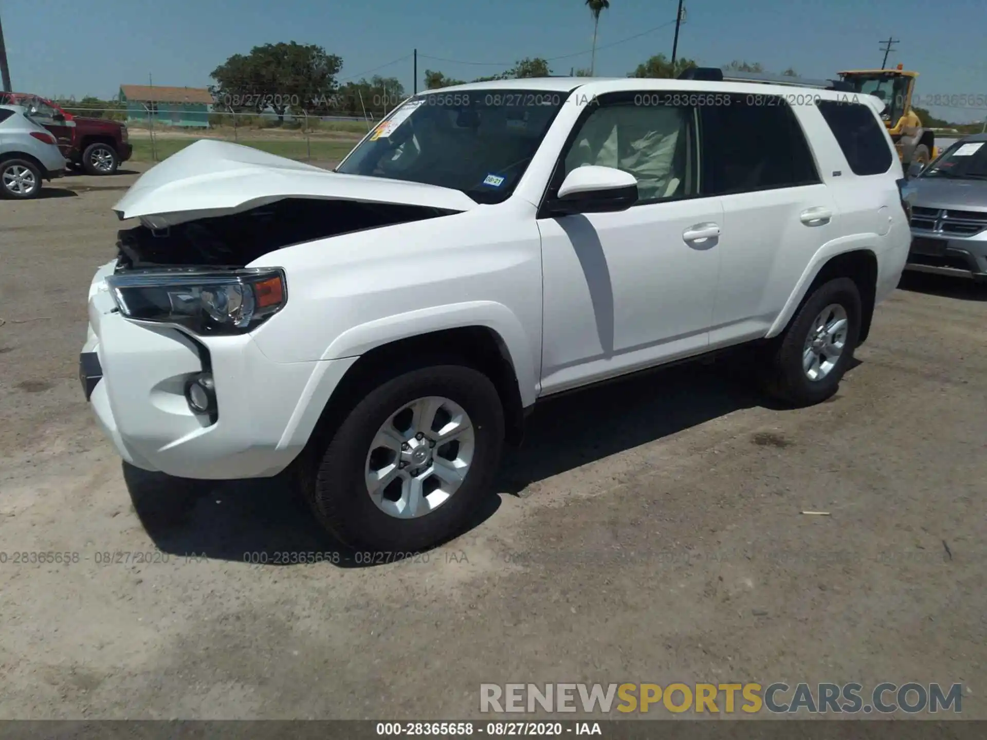 2 Photograph of a damaged car JTEZU5JR7K5212370 TOYOTA 4RUNNER 2019