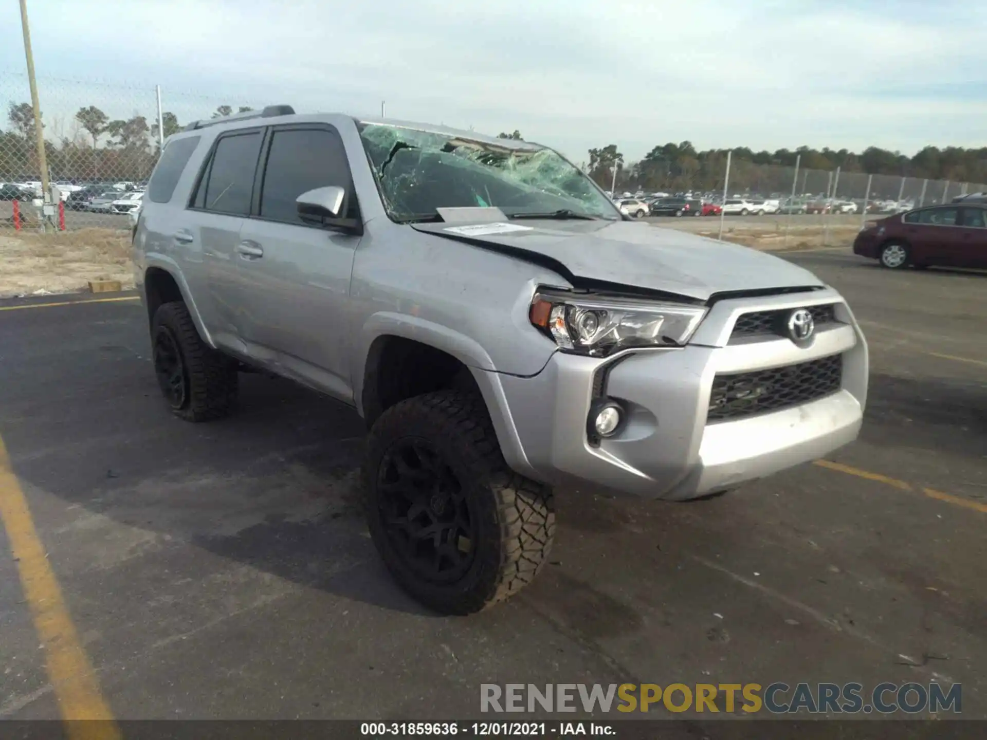 1 Photograph of a damaged car JTEZU5JR8K5193764 TOYOTA 4RUNNER 2019