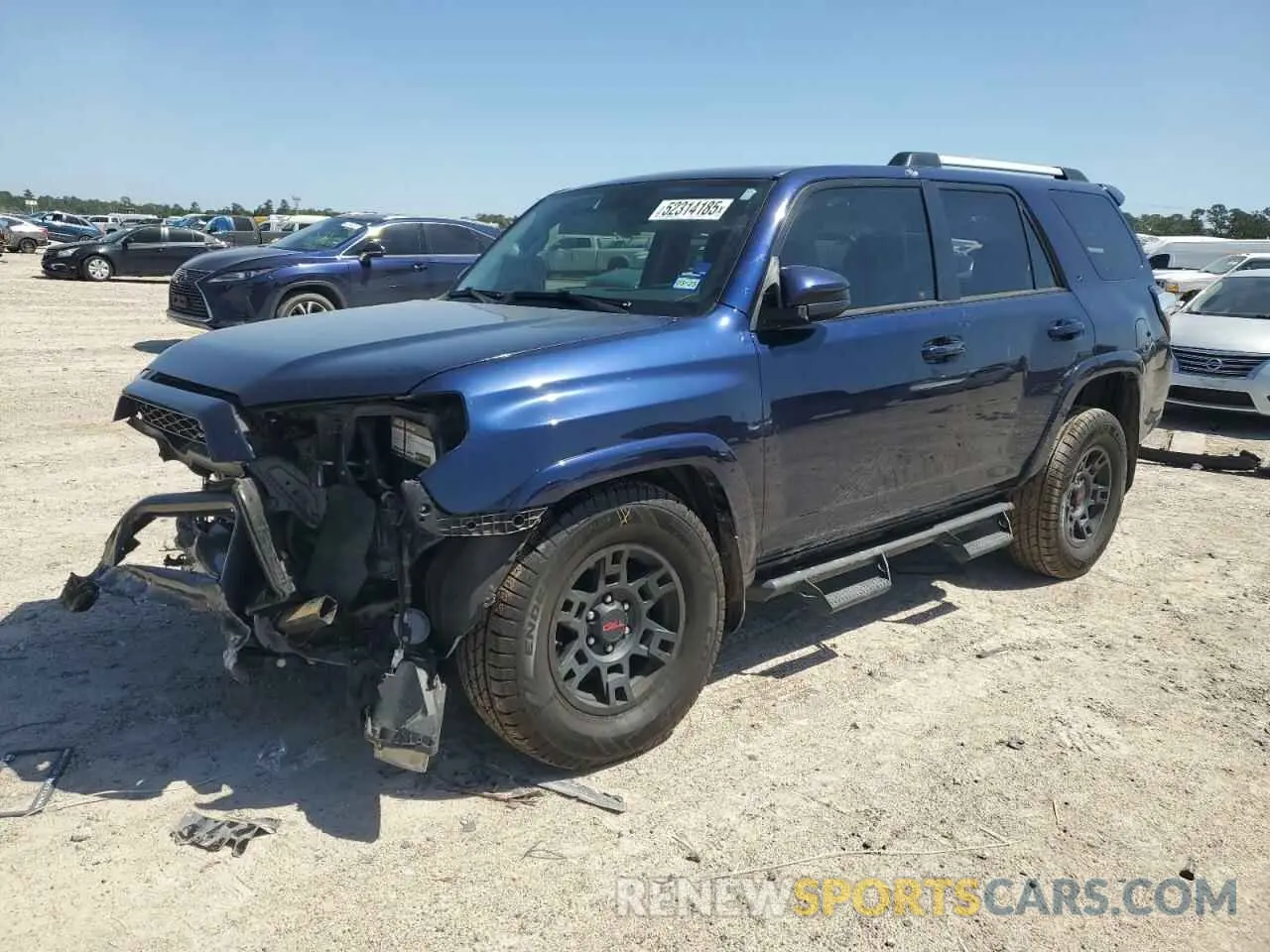1 Photograph of a damaged car JTEZU5JR8K5210109 TOYOTA 4RUNNER 2019