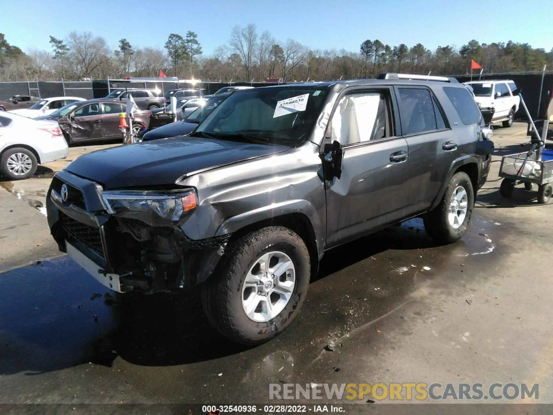 2 Photograph of a damaged car JTEZU5JR9K5193630 TOYOTA 4RUNNER 2019