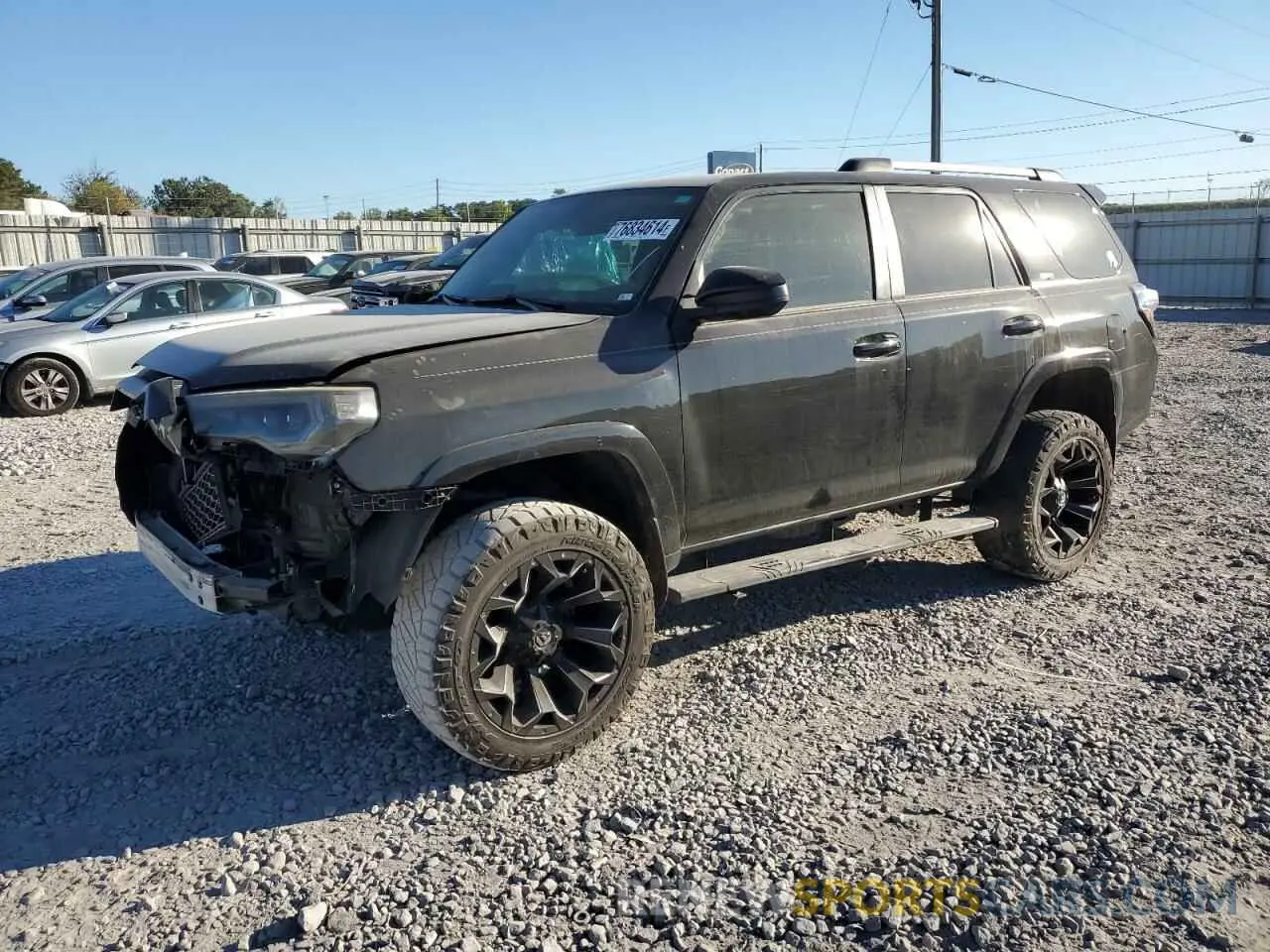 1 Photograph of a damaged car JTEZU5JR9K5200771 TOYOTA 4RUNNER 2019
