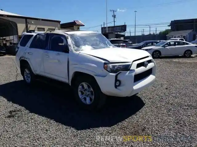 1 Photograph of a damaged car JTEZU5JR9K5209261 TOYOTA 4RUNNER 2019