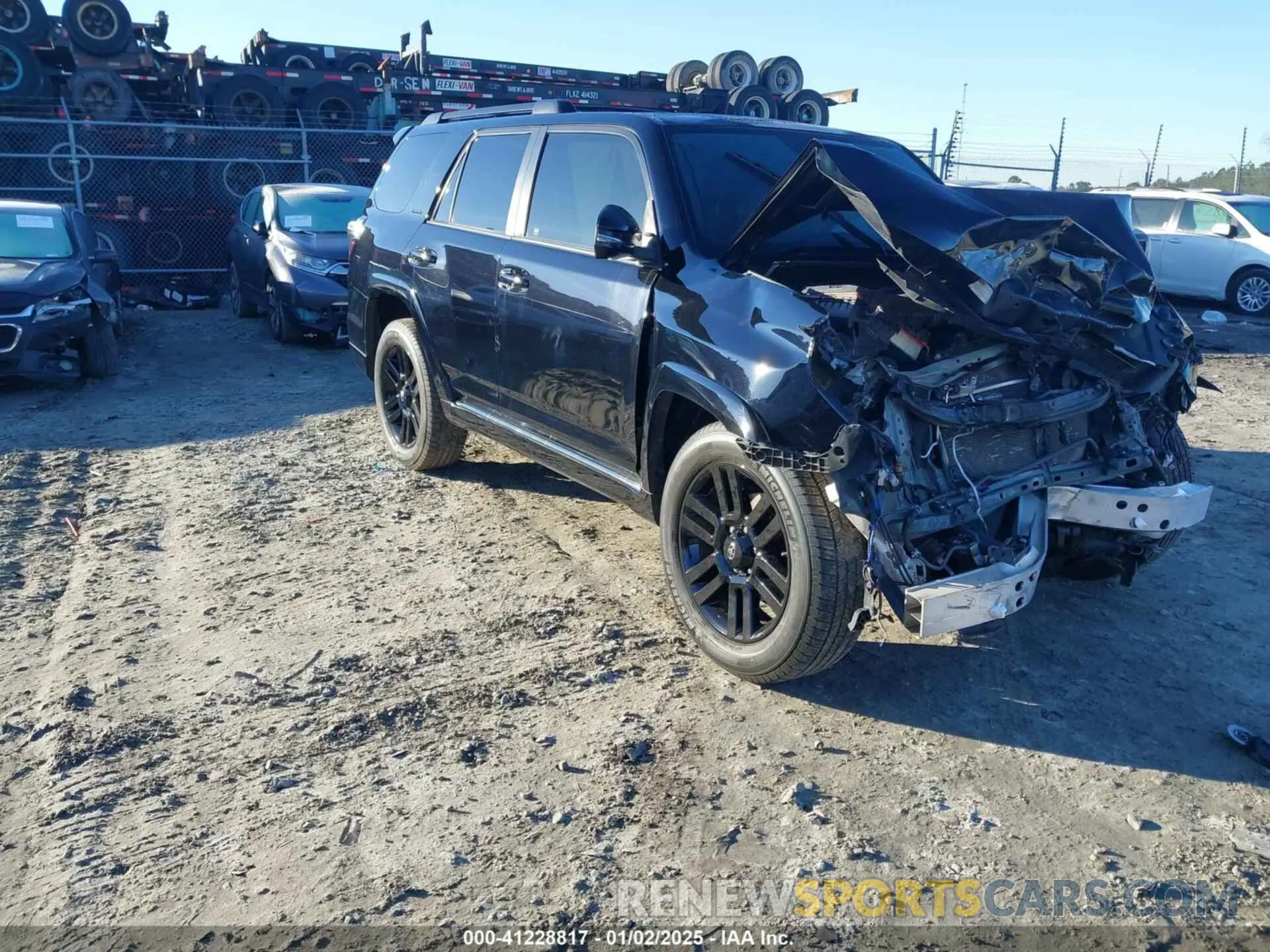1 Photograph of a damaged car JTEZU5JRXK5200651 TOYOTA 4RUNNER 2019