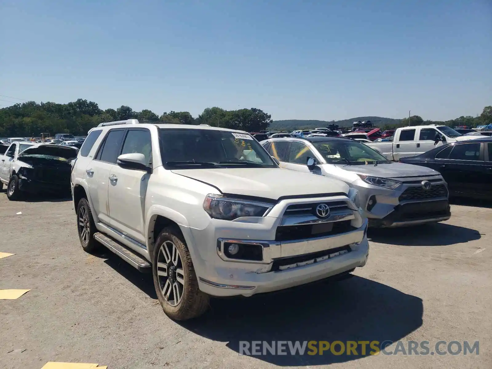 1 Photograph of a damaged car JTEBU5JR0L5745700 TOYOTA 4RUNNER 2020