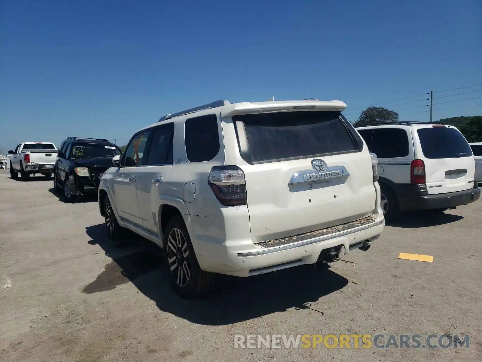 3 Photograph of a damaged car JTEBU5JR0L5745700 TOYOTA 4RUNNER 2020