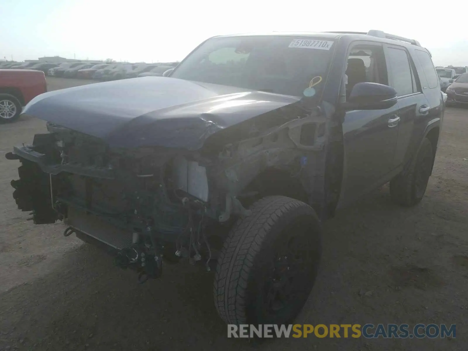 2 Photograph of a damaged car JTEBU5JR0L5752260 TOYOTA 4RUNNER 2020