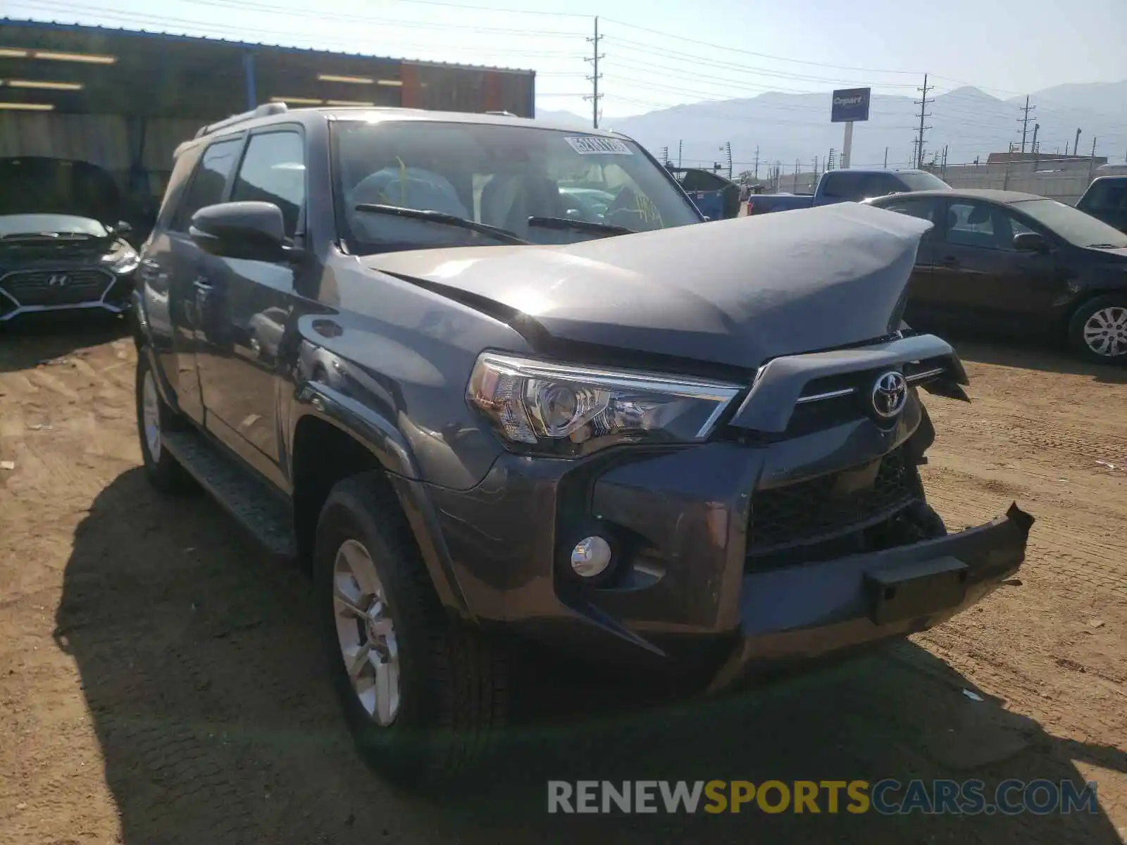 1 Photograph of a damaged car JTEBU5JR0L5752873 TOYOTA 4RUNNER 2020