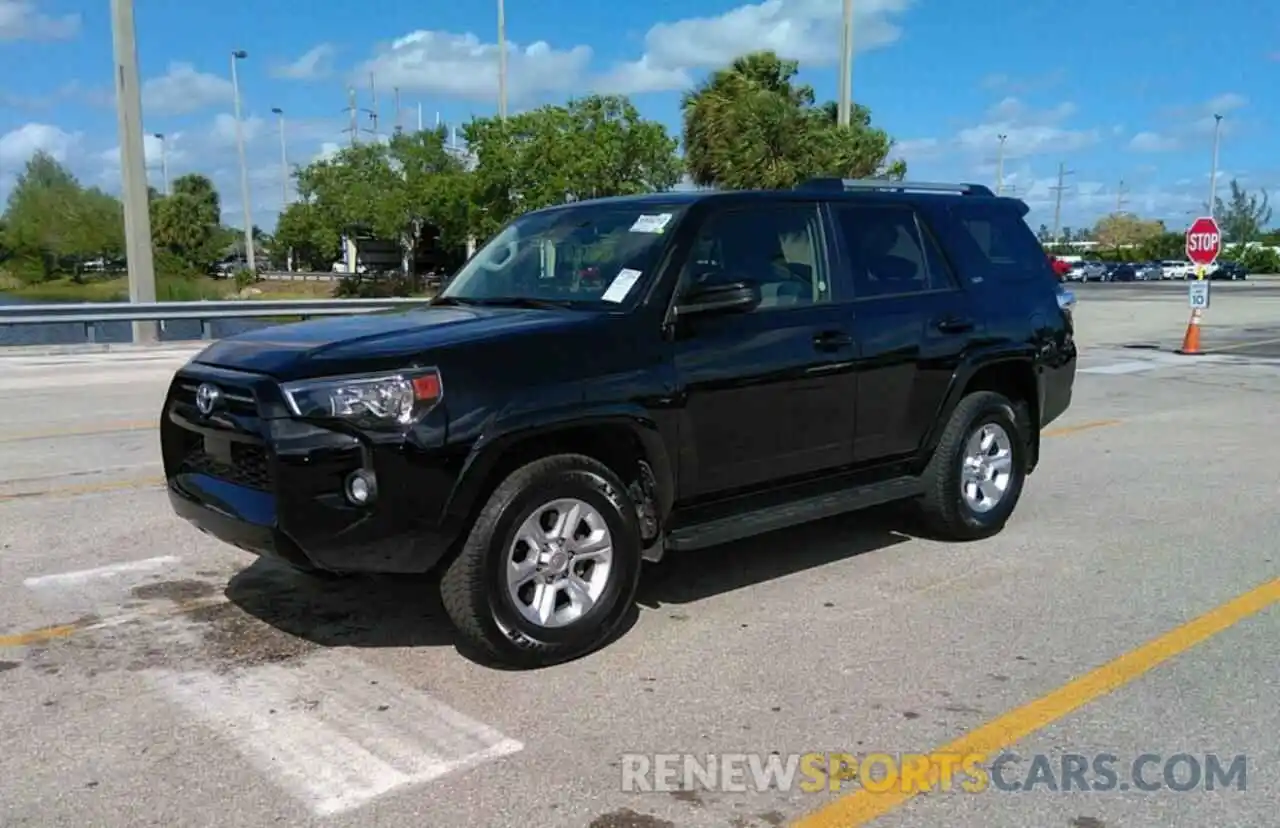 2 Photograph of a damaged car JTEBU5JR0L5780611 TOYOTA 4RUNNER 2020