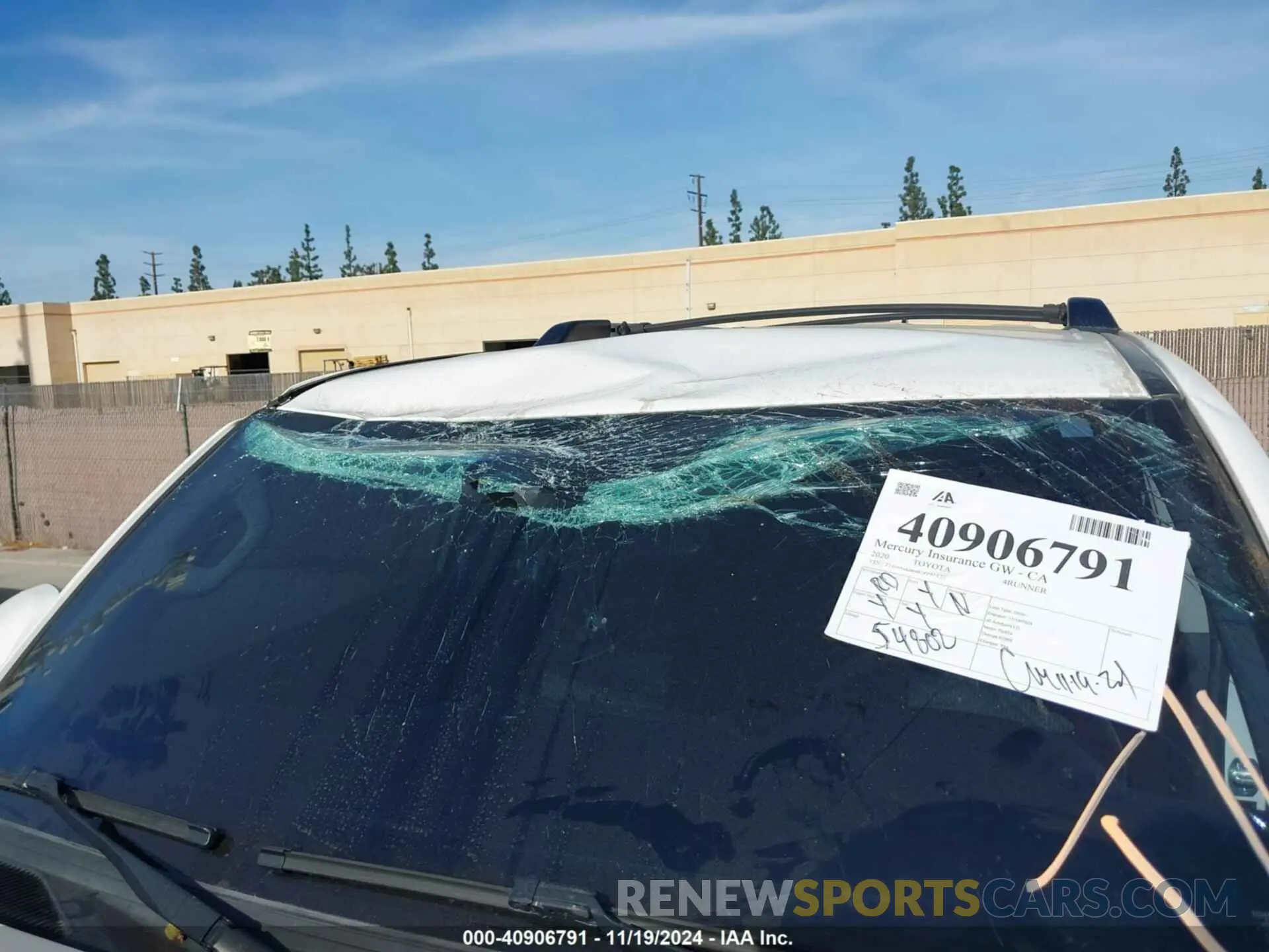 6 Photograph of a damaged car JTEBU5JR0L5791477 TOYOTA 4RUNNER 2020