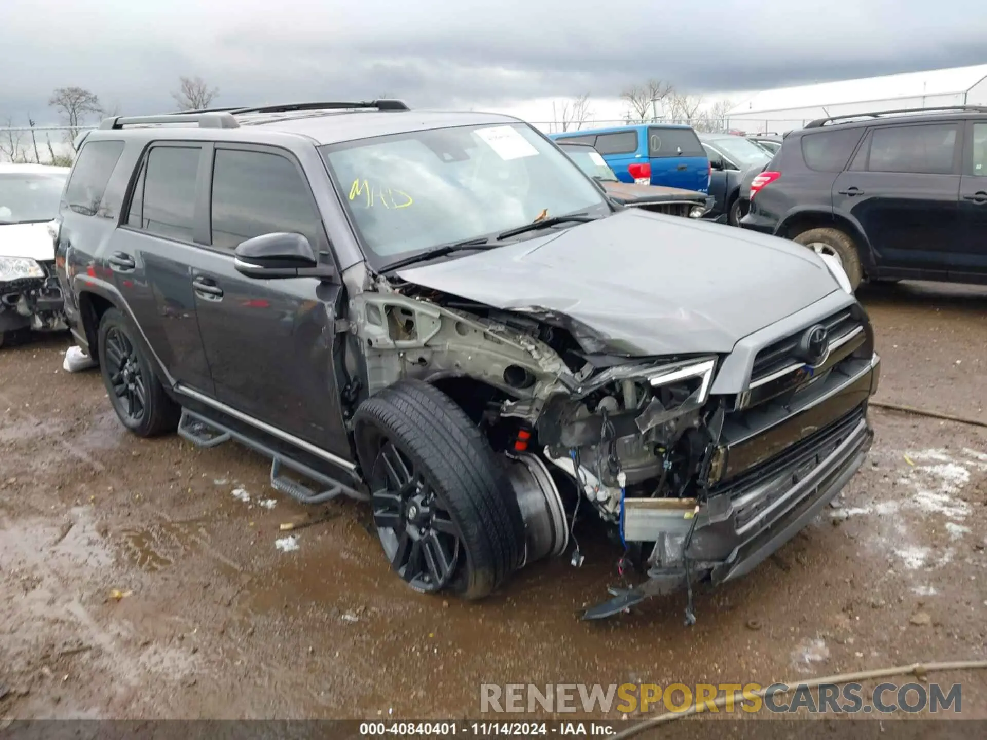 1 Photograph of a damaged car JTEBU5JR0L5811999 TOYOTA 4RUNNER 2020